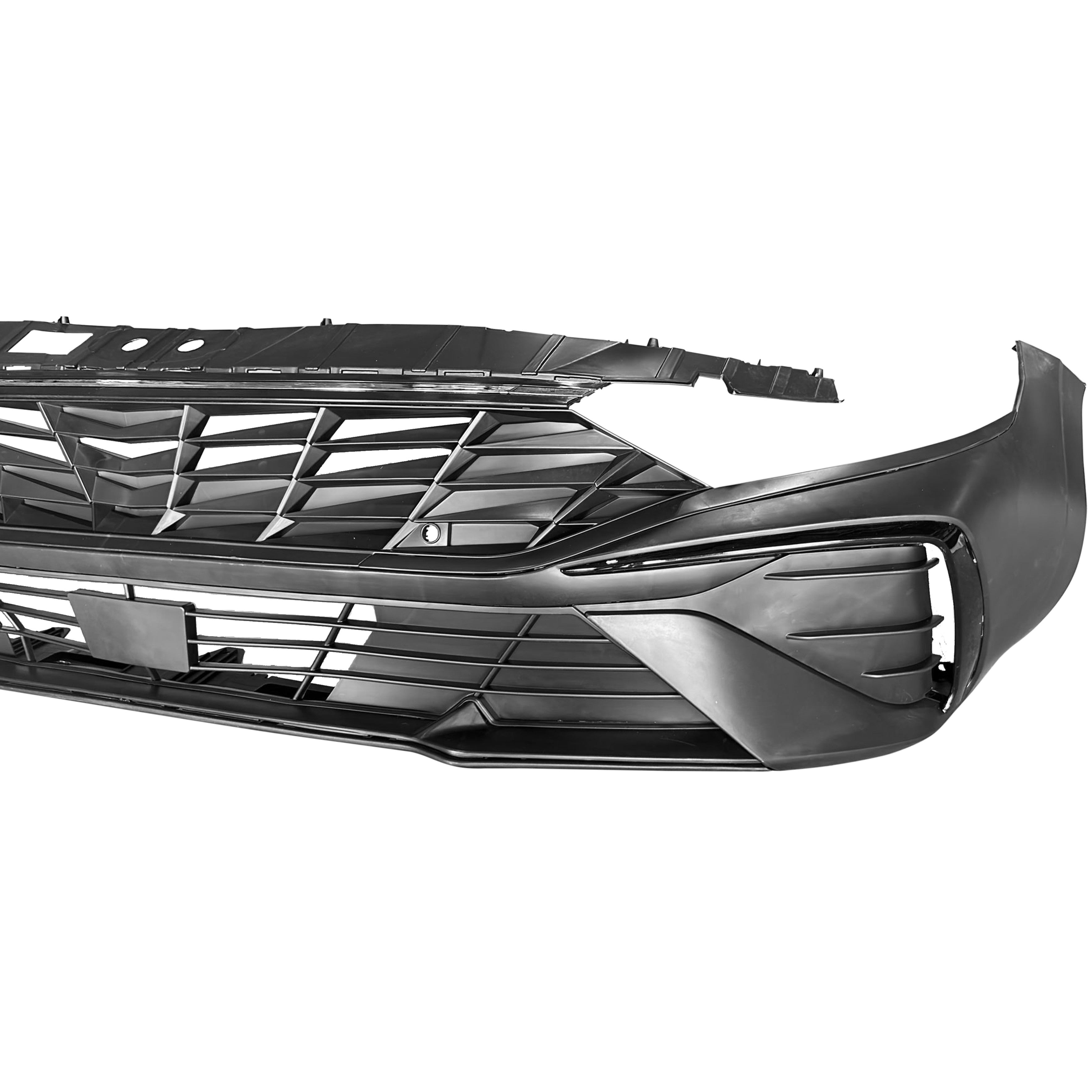 For 2024 2025 Hyundai Elantra Front Bumper with Grille Complete Set Aftermarket Assembly
