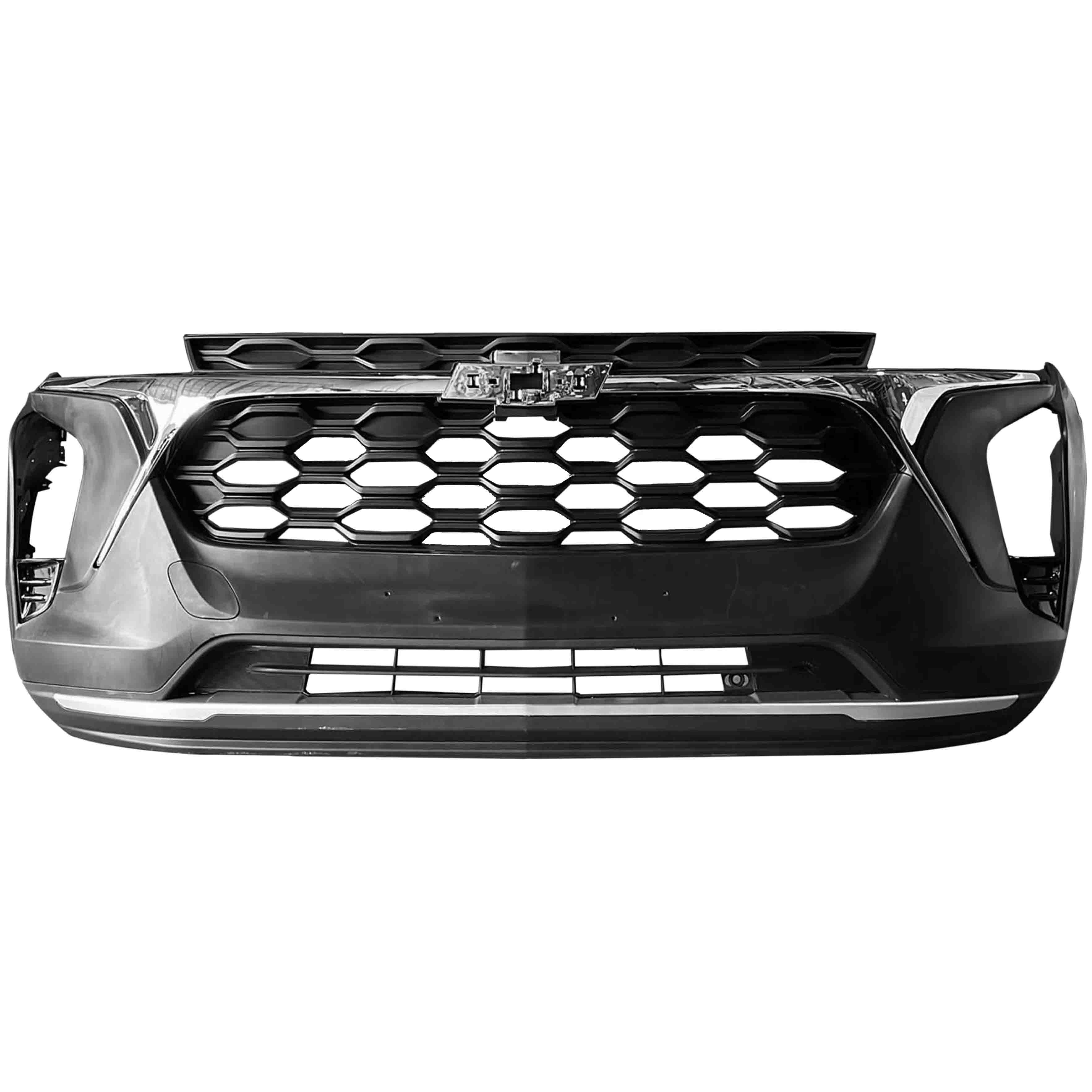 For 2024 2025 Chevy Trax LT Front Bumper with Grille Complete Set Aftermarket Assembly