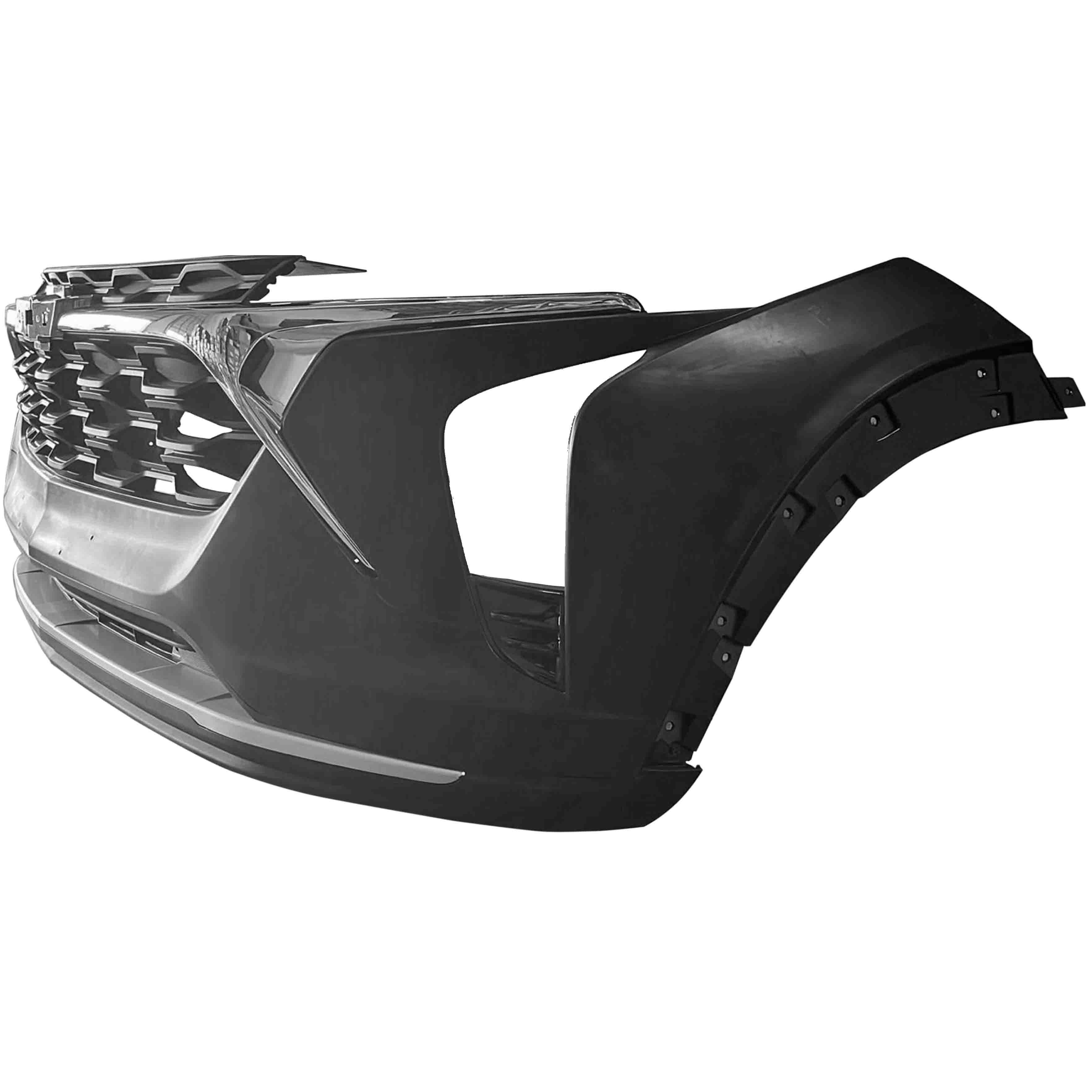 For 2024 2025 Chevy Trax LT Front Bumper with Grille Complete Set Aftermarket Assembly