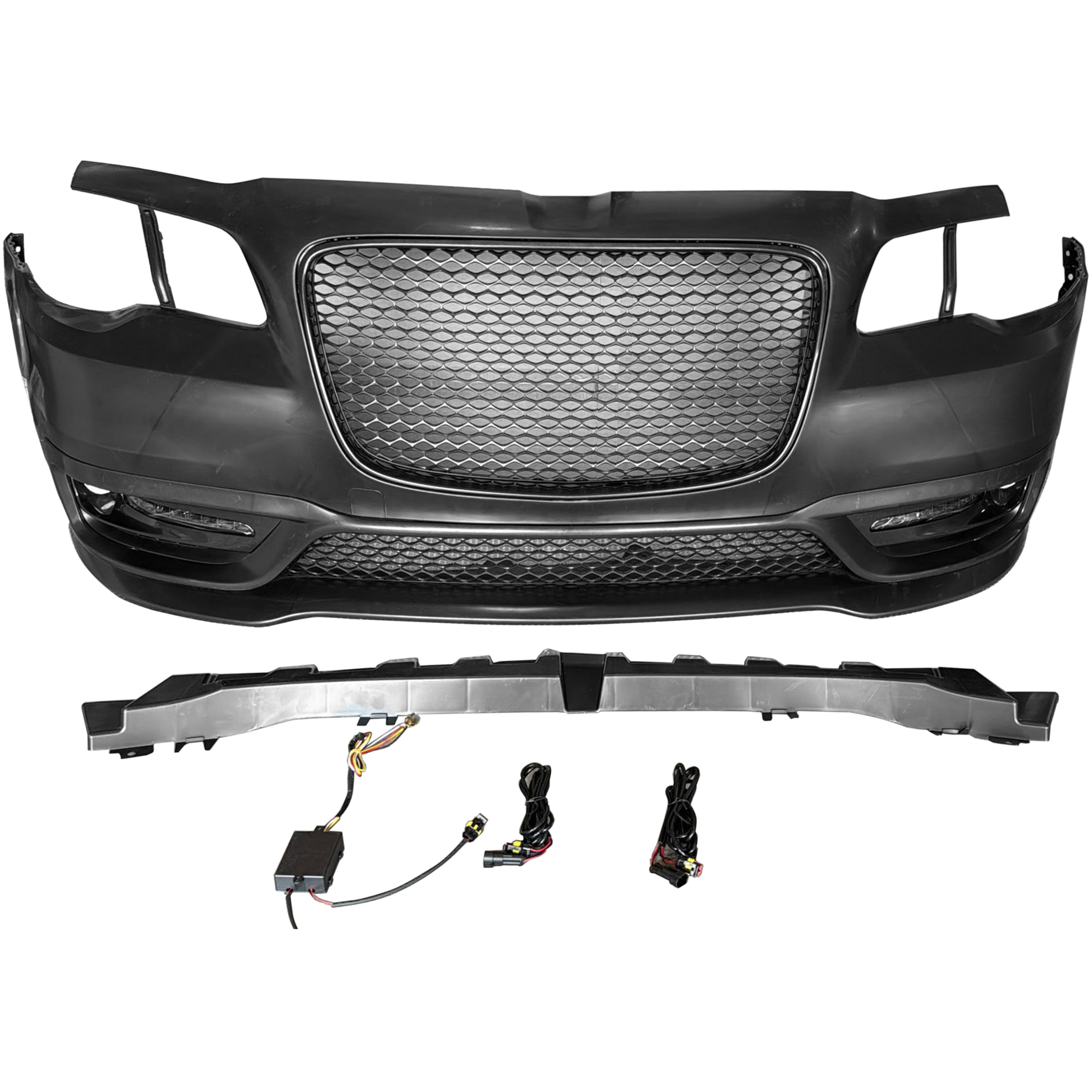For 2016 2017 2018 2019 2020 2021 2022 2022 Chrysler 300C 300 C Front Bumper Grille Assembly Set