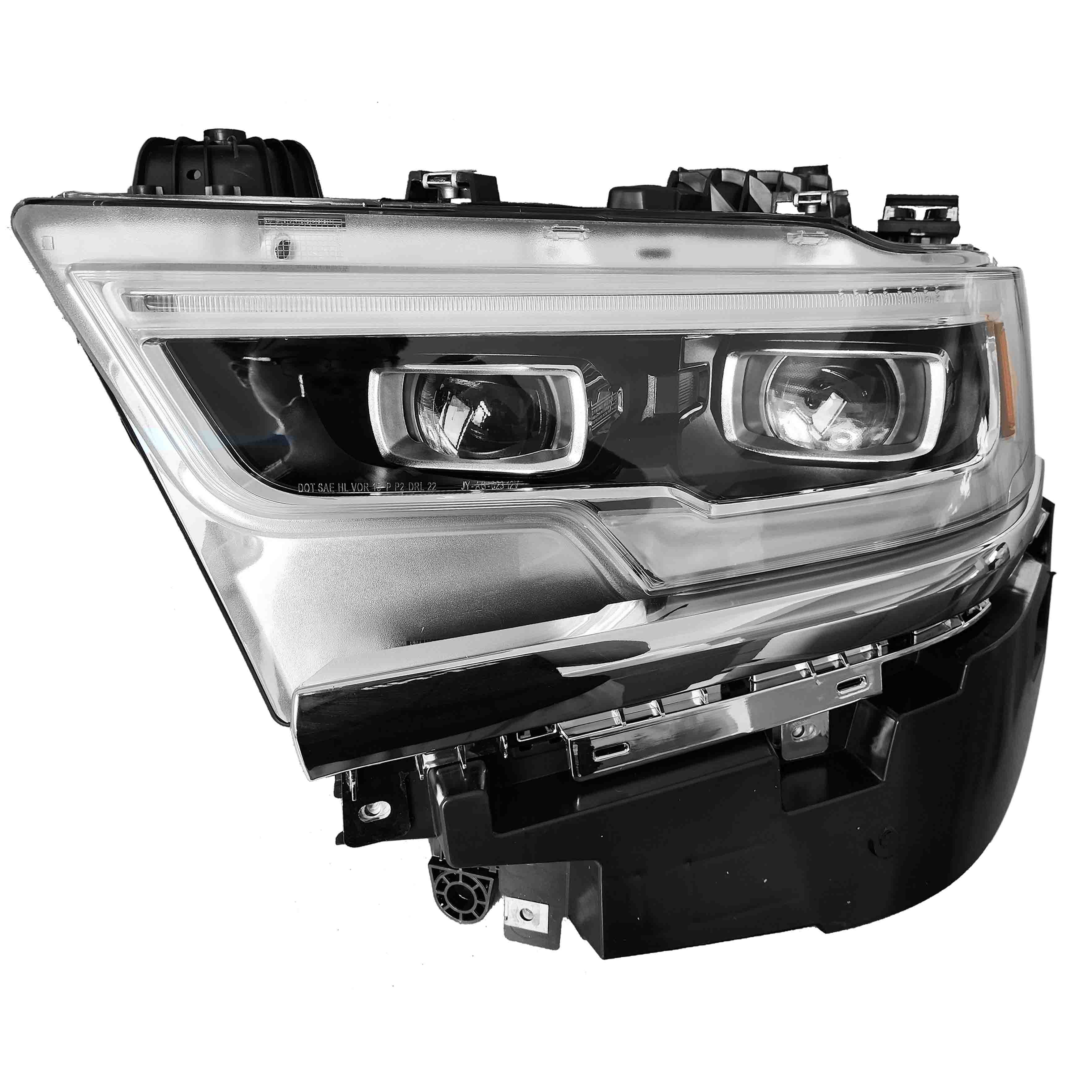 For 2019 2020 2021 2022 Dodge Ram 1500 Front Headlight LED Headlamp Assembly Left Driver Side LH Black