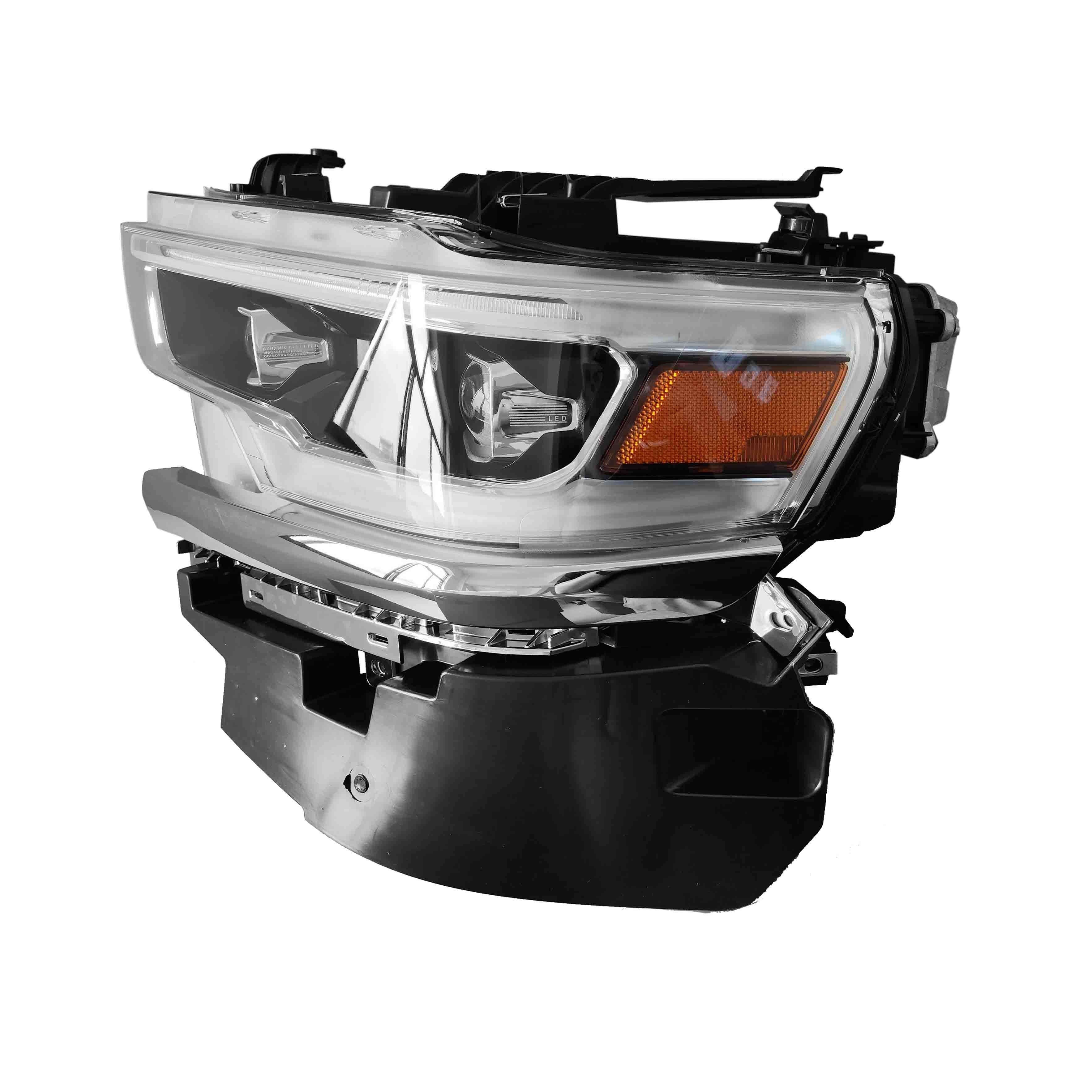 For 2019 2020 2021 2022 Dodge Ram 1500 Front Headlight LED Headlamp Assembly Left Driver Side LH Black