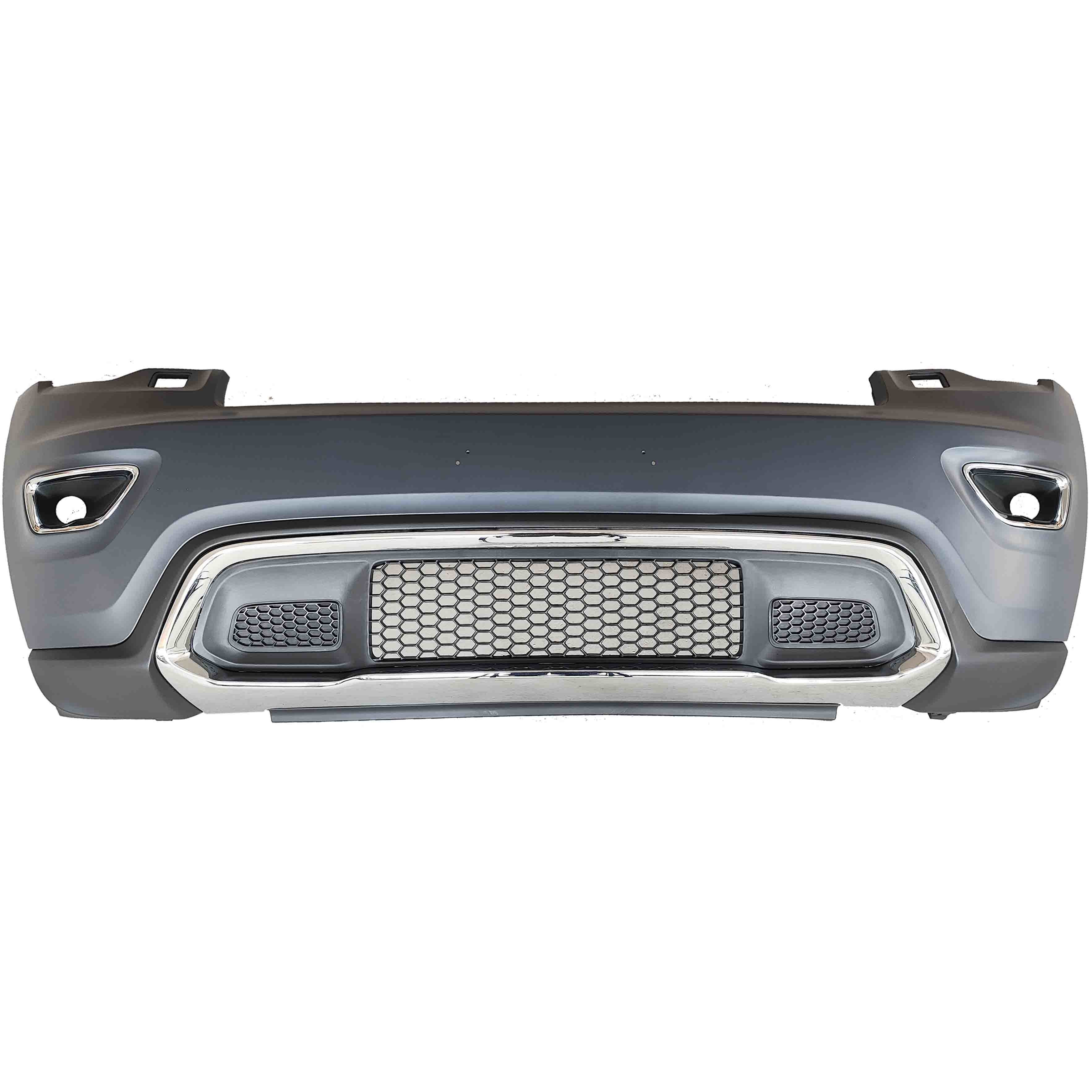 For 2017 2018 2019 2020 Jeep Grand Cherokee Front Bumper Grille with Sensor Hole Assembly Set