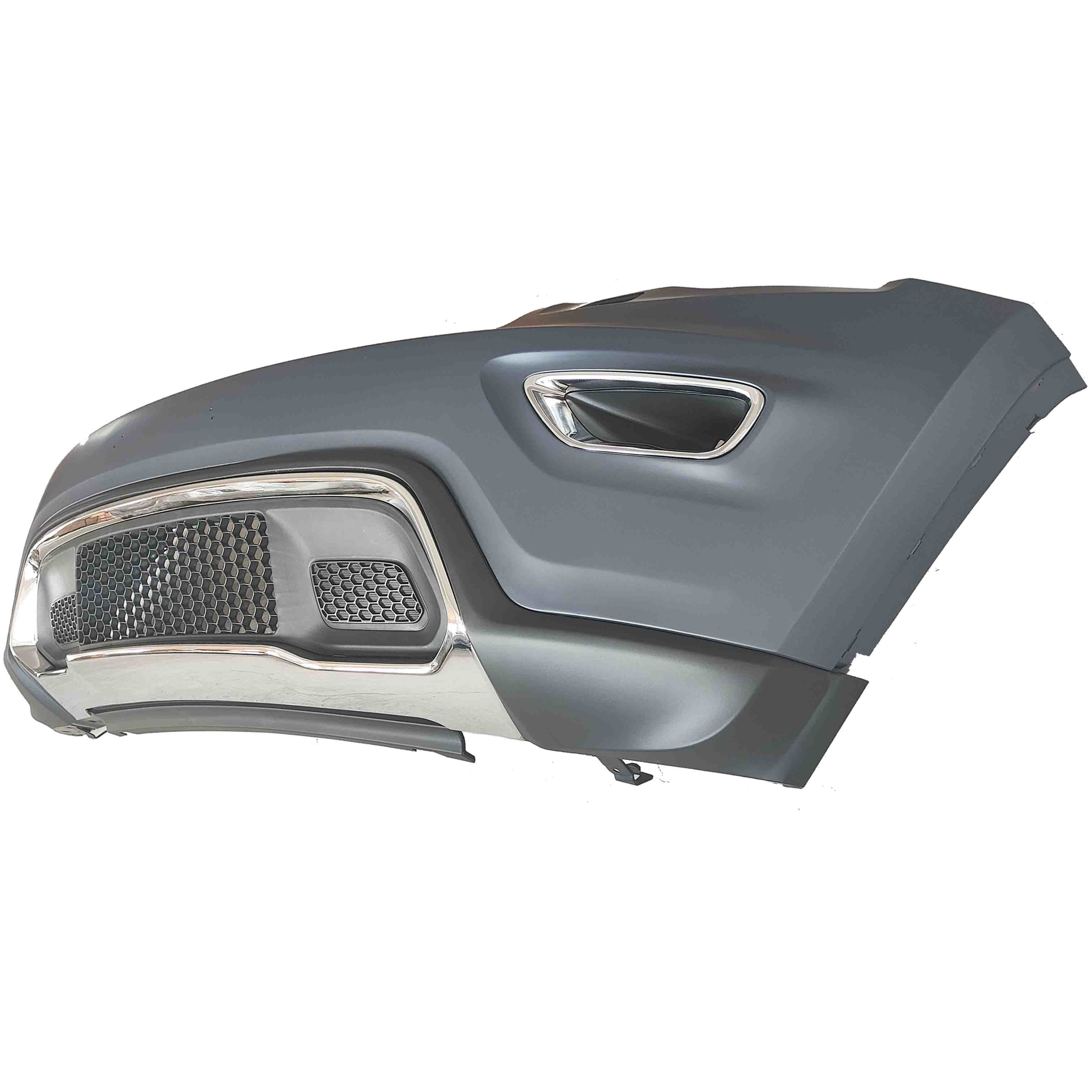 For 2017 2018 2019 2020 Jeep Grand Cherokee Front Bumper Grille with Sensor Hole Assembly Set