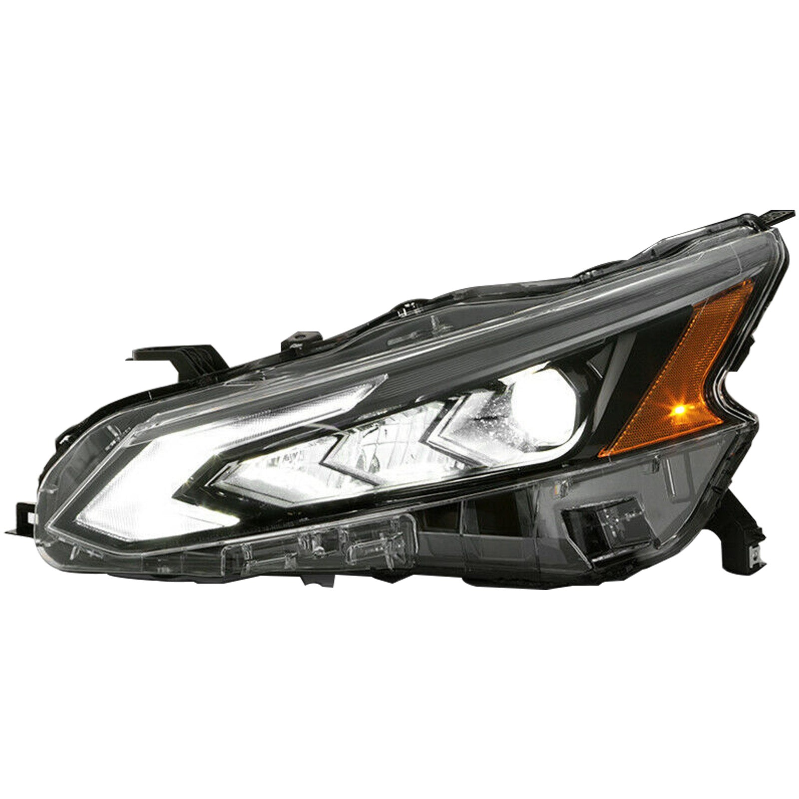 For 2019 2020 2021 2022 Nissan Altima Headlight Assembly LED Driver Side Damaged
