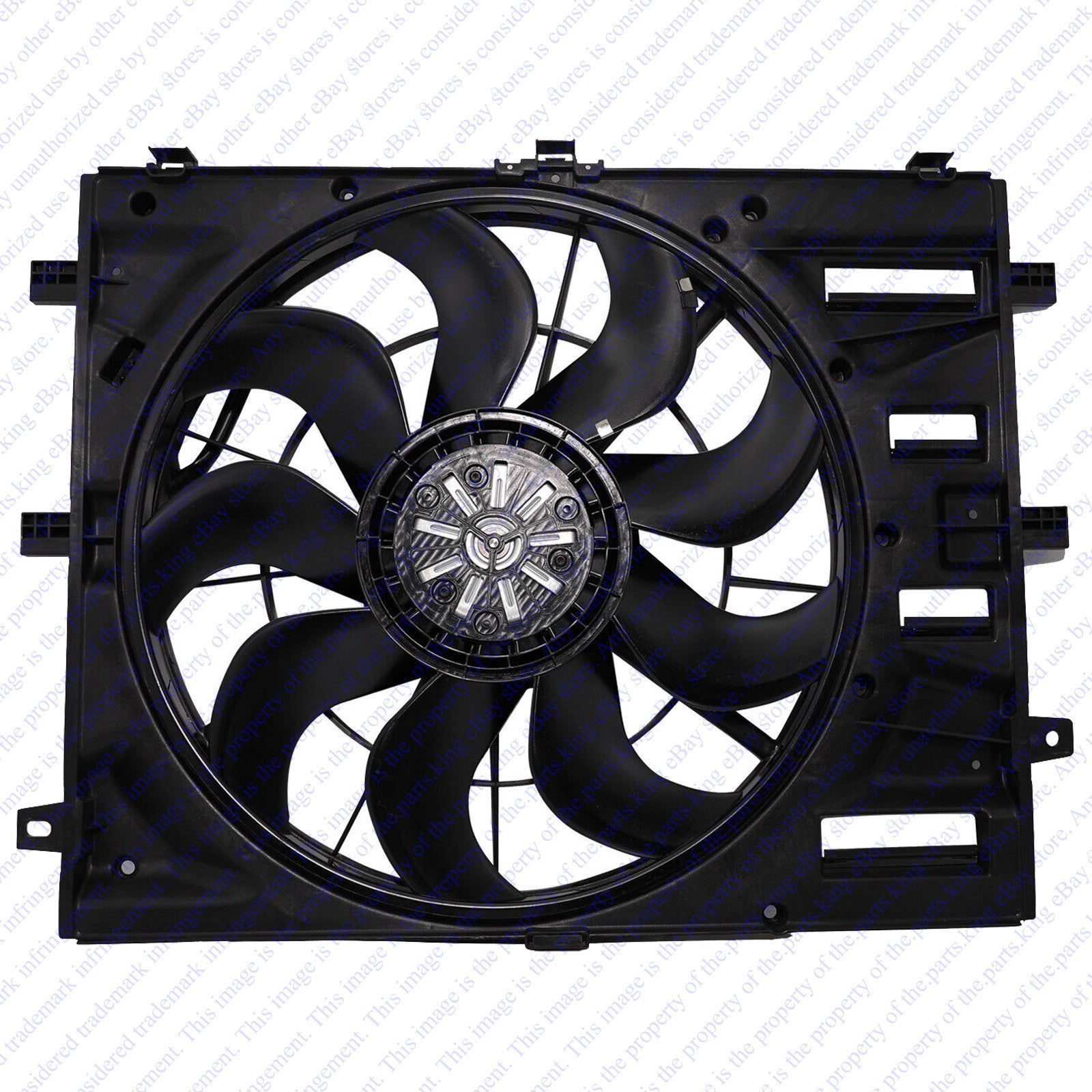 For 2018 2019 Chevy Equinox 1.5L GMC Terrain 2.0L Radiator Cooling Fan Assembly