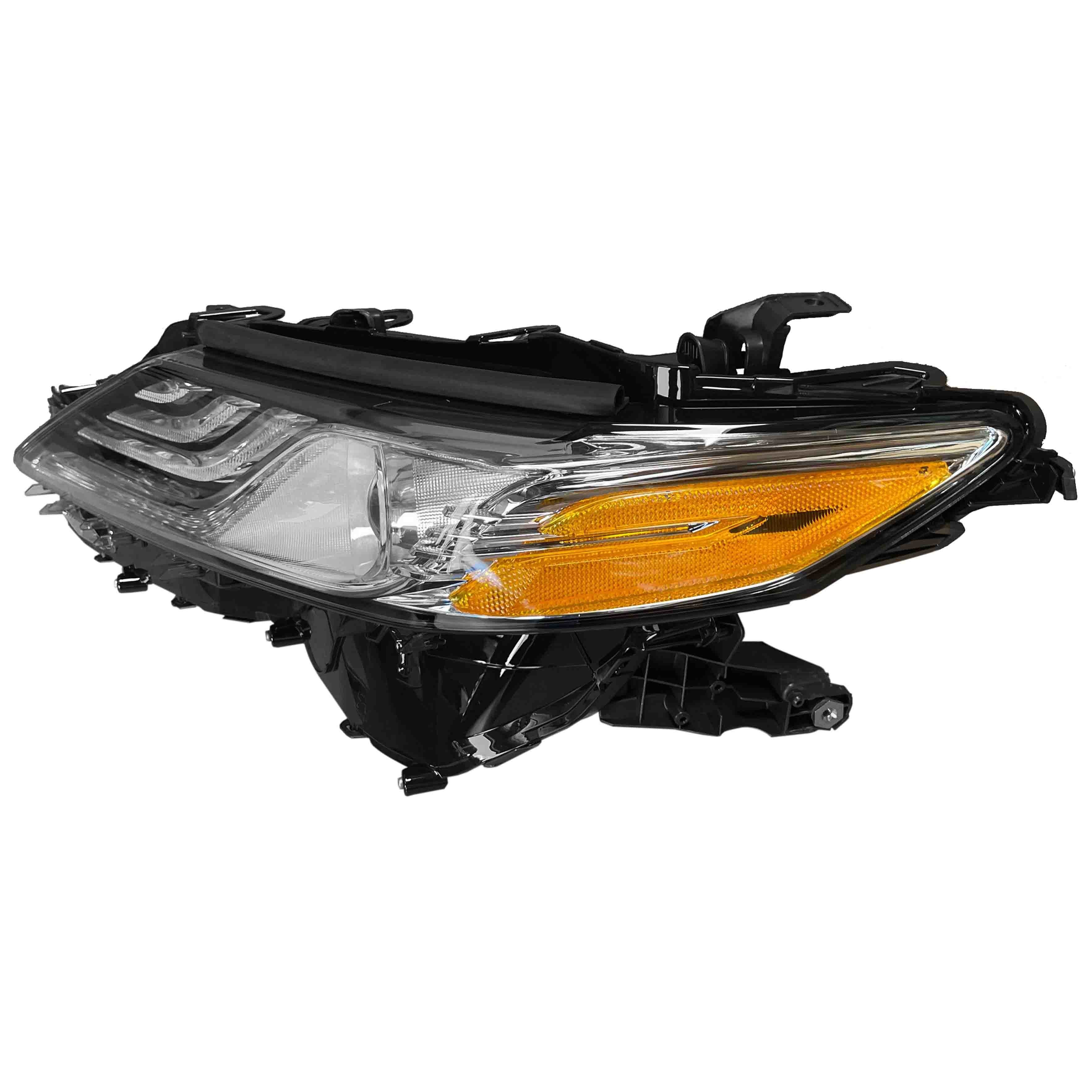 For 2018 2019 2020 Toyota Camry XLE Front Headlight LED with White Housing Assembly Left Driver Side LH 8115006D70