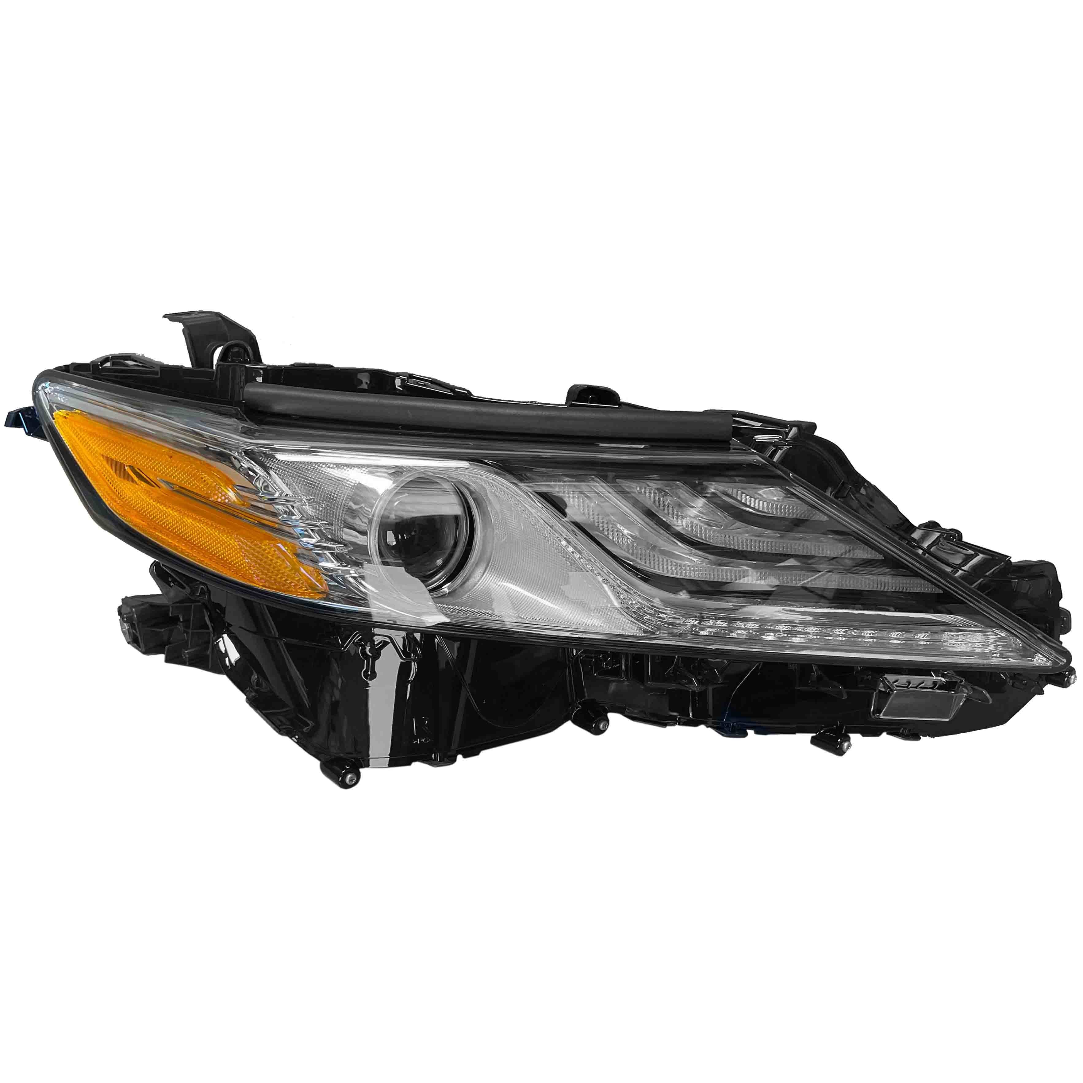 For 2018 2019 2020 Toyota Camry XLE Front Headlight LED with White Housing Assembly Right Passenger Side RH 8115006D70