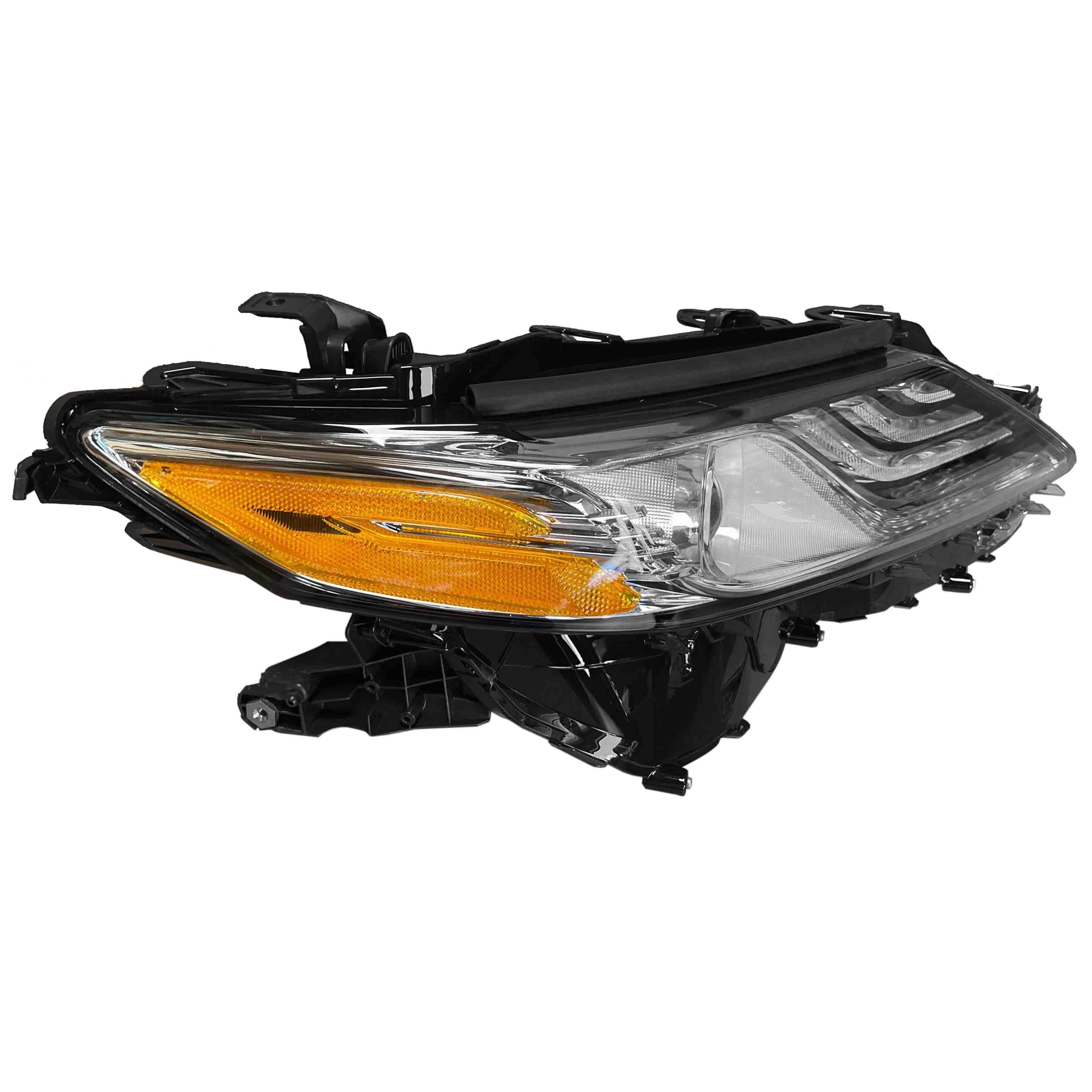 For 2018 2019 2020 Toyota Camry XLE Front Headlight LED with White Housing Assembly Right Passenger Side RH 8115006D70