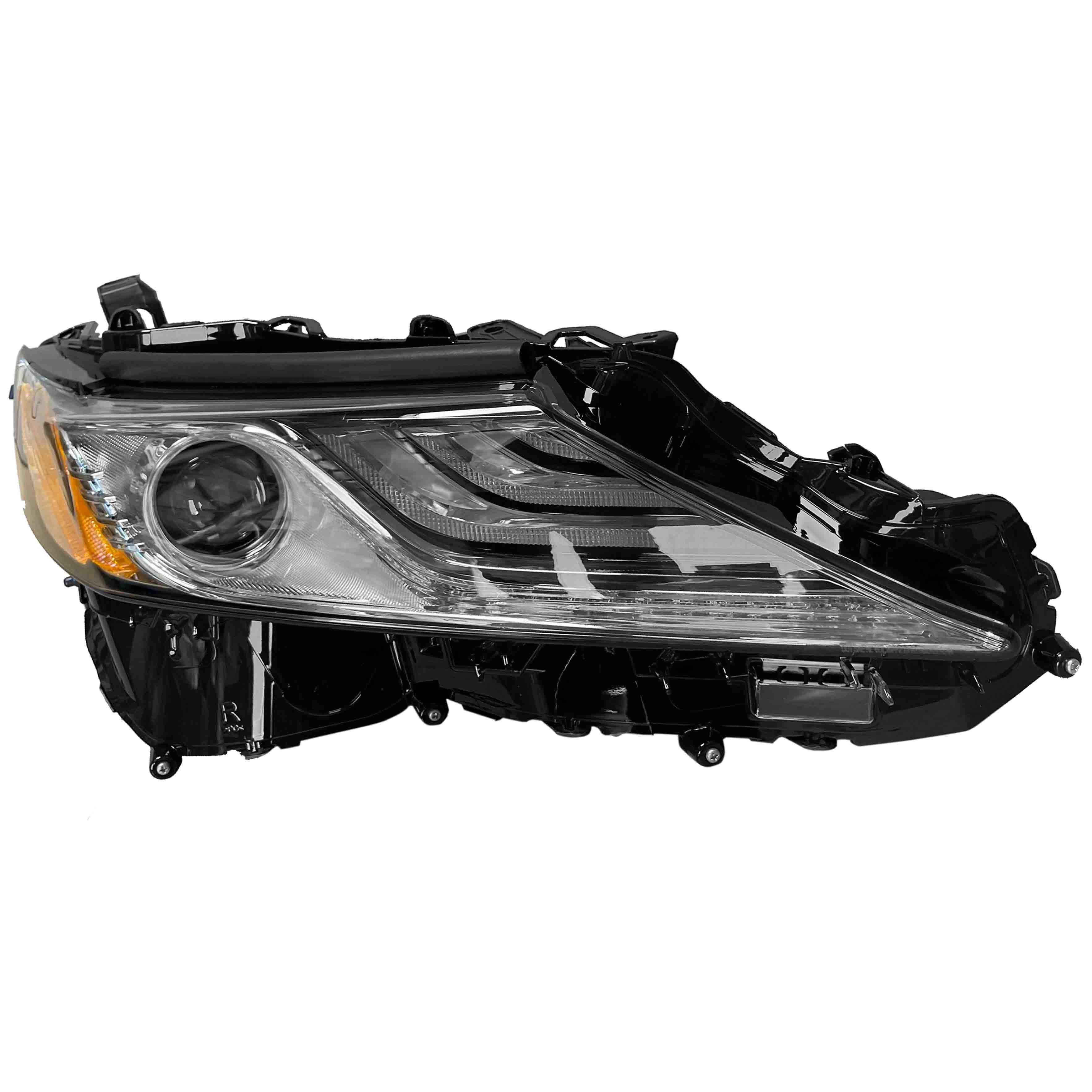 For 2018 2019 2020 Toyota Camry XLE Front Headlight LED with White Housing Assembly Right Passenger Side RH 8115006D70