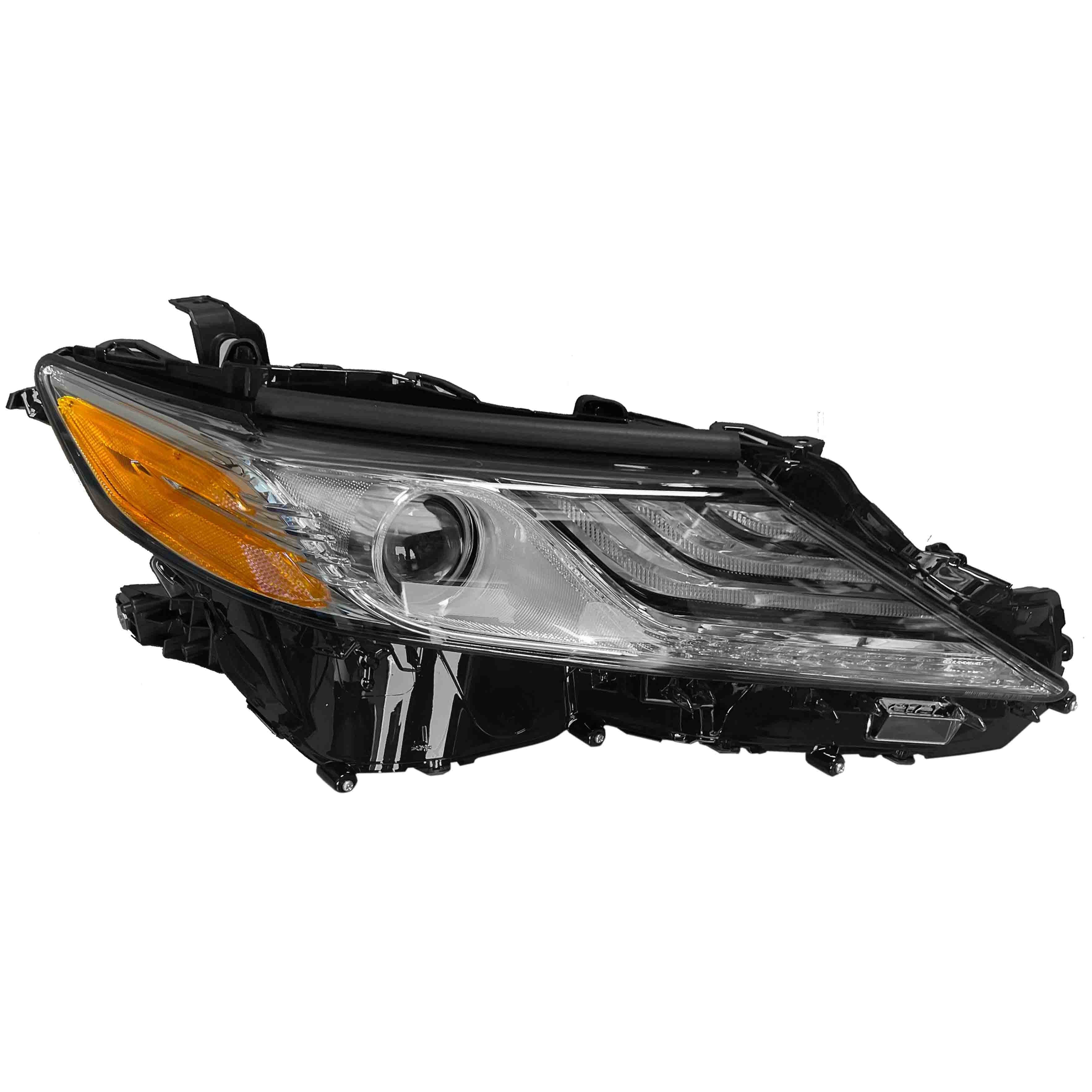 For 2018 2019 2020 Toyota Camry XLE Front Headlight LED with White Housing Assembly Right Passenger Side RH 8115006D70