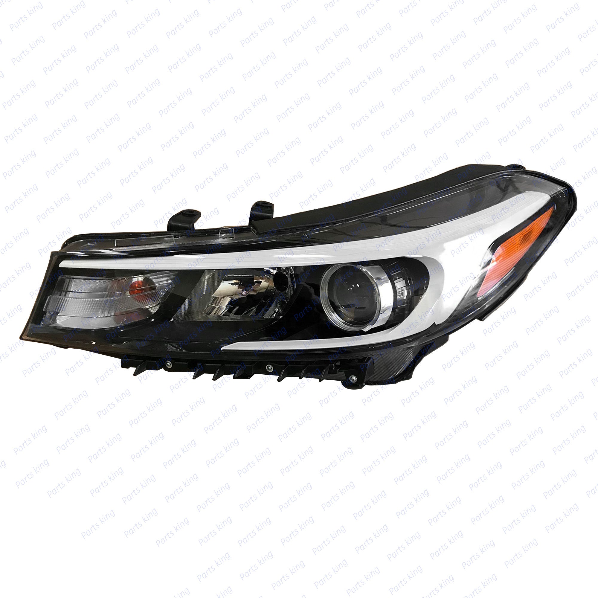 For 2017 2018 Kia Forte Sedan Left Driver Halogen Headlight Lamp w/o LED w/ Bulb Damaged