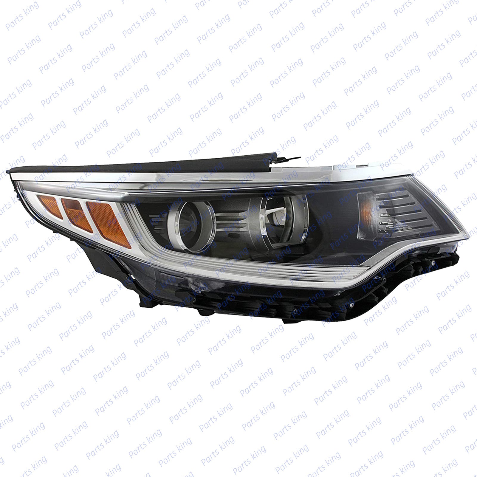 For 2016 2017 2018 Kia Optima Headlight Assembly Passenger 92102D5000 with Bulb Damaged