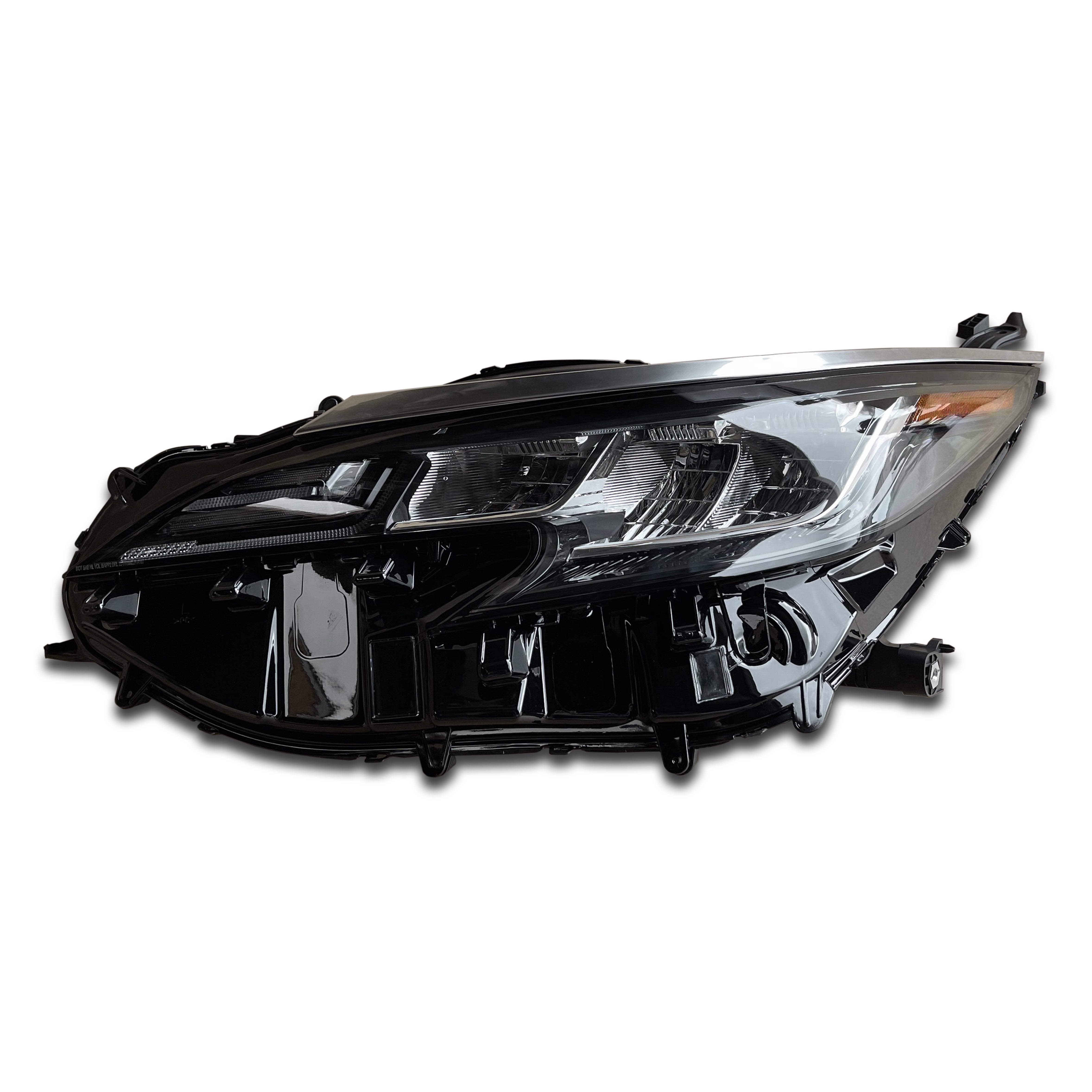 For 2021 2022 2023 2024 Toyota Sienna LE XLE Headlight Headlamp Factory Assembly No DRL Black Left Driver Side LH 8115008100 Damaged