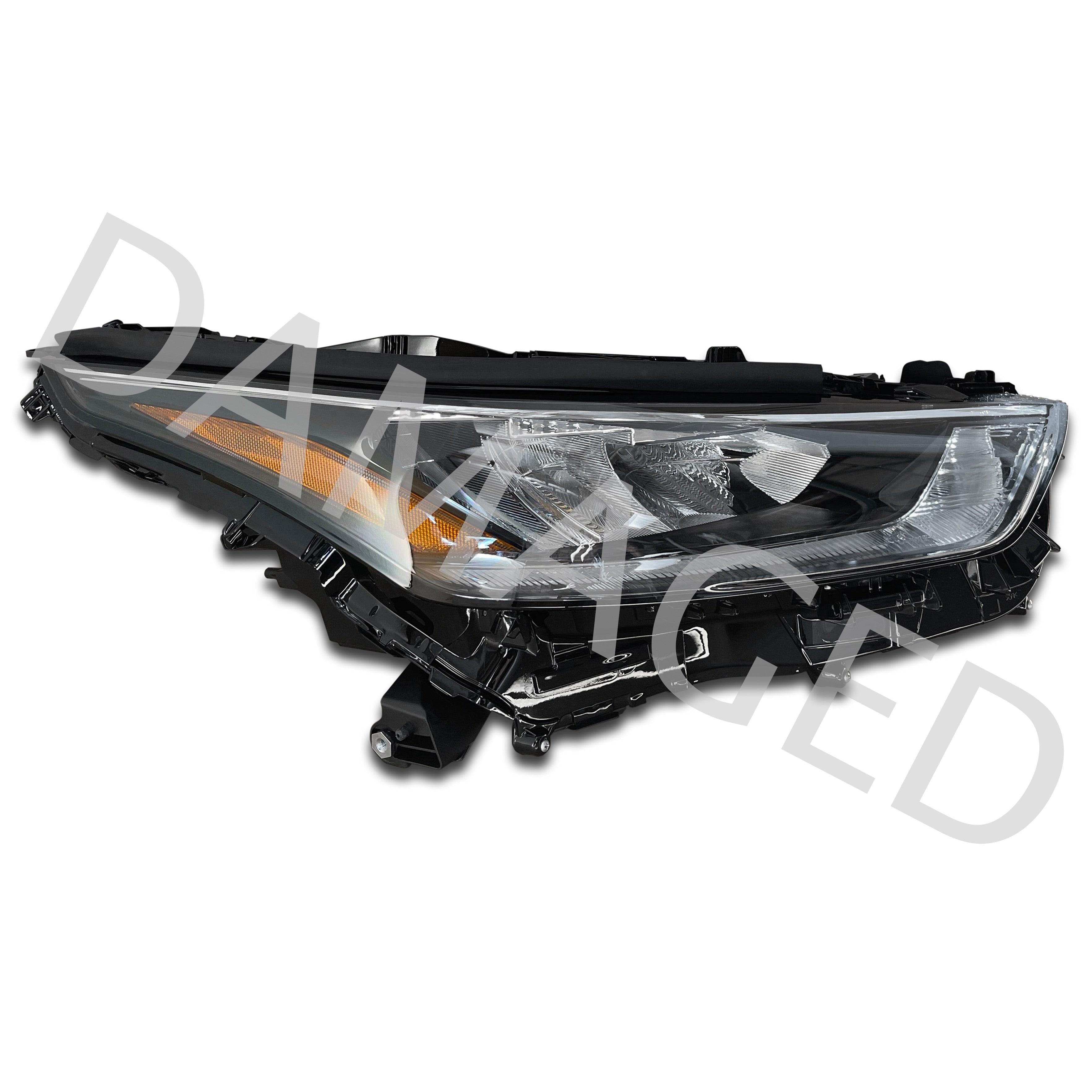 For 2020 2021 2022 2023 Toyota Highlander LED Headlight Headlamps Assembly L LE XLE Right Passenger Side RH TO2503293 Damaged