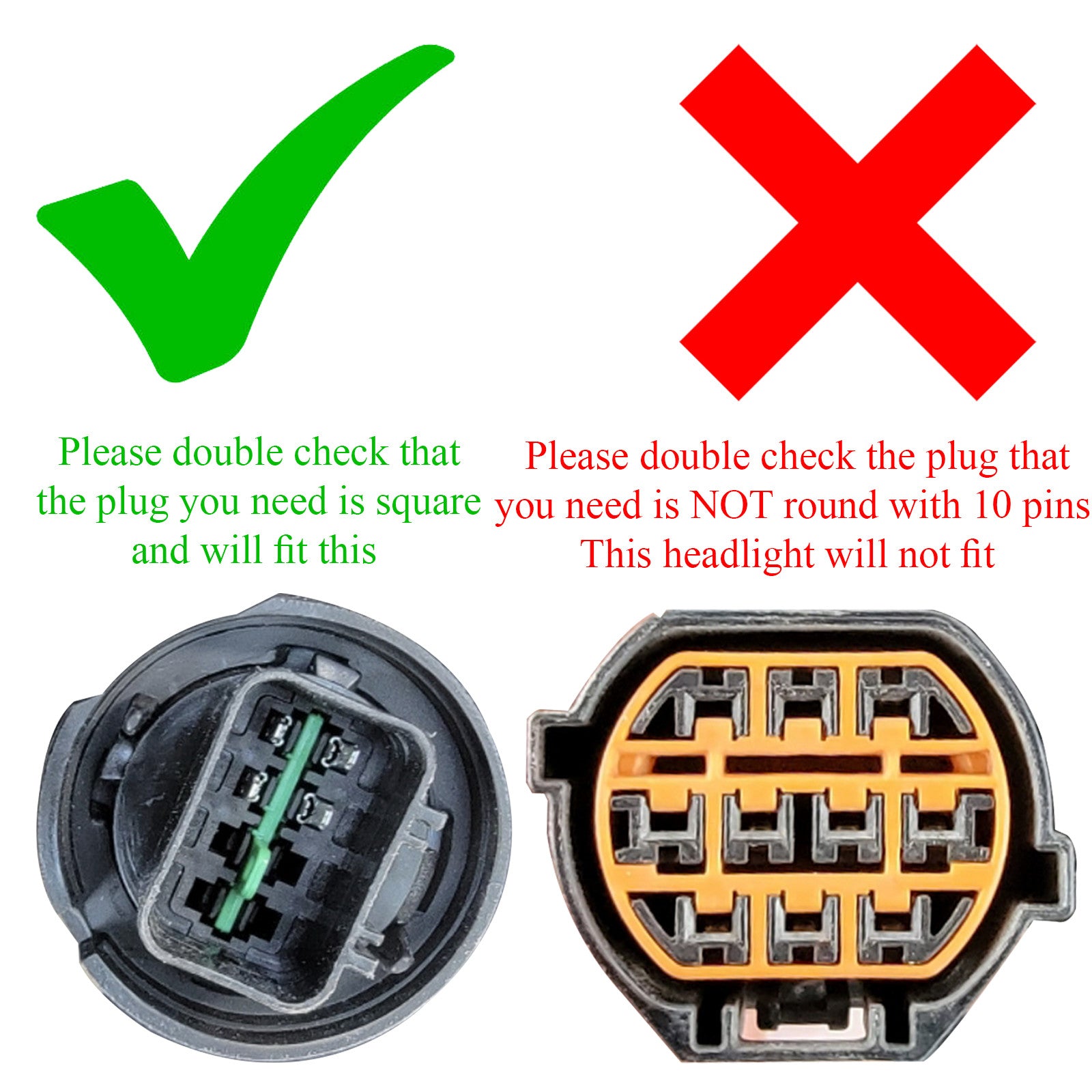 For 2018 2019 2020 2021 Hyundai Kona Headlight Assembly Halogen Passenger Side Damaged