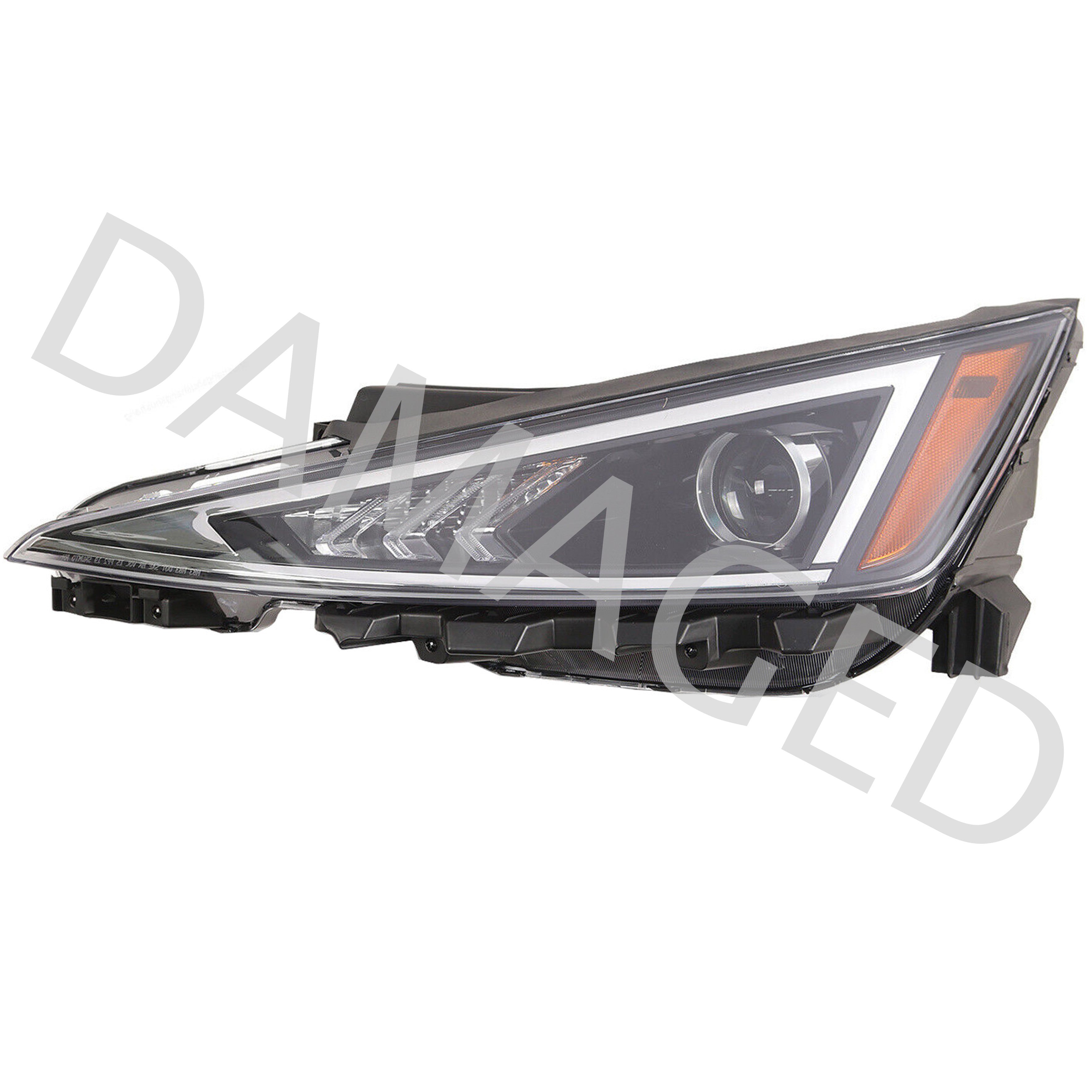For 2019 2020 Hyundai Elantra Headlight Assembly Halogen Driver Side Damaged