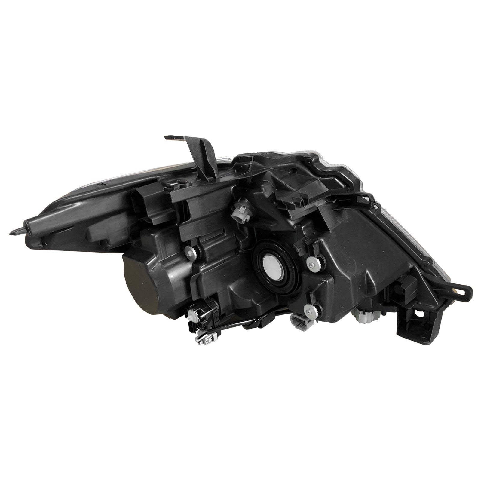 For 2017 2018 2019 2020 Nissan Armada Headlight Assembly Halogen with LED Daytime Running Lamp Driver Side Damaged