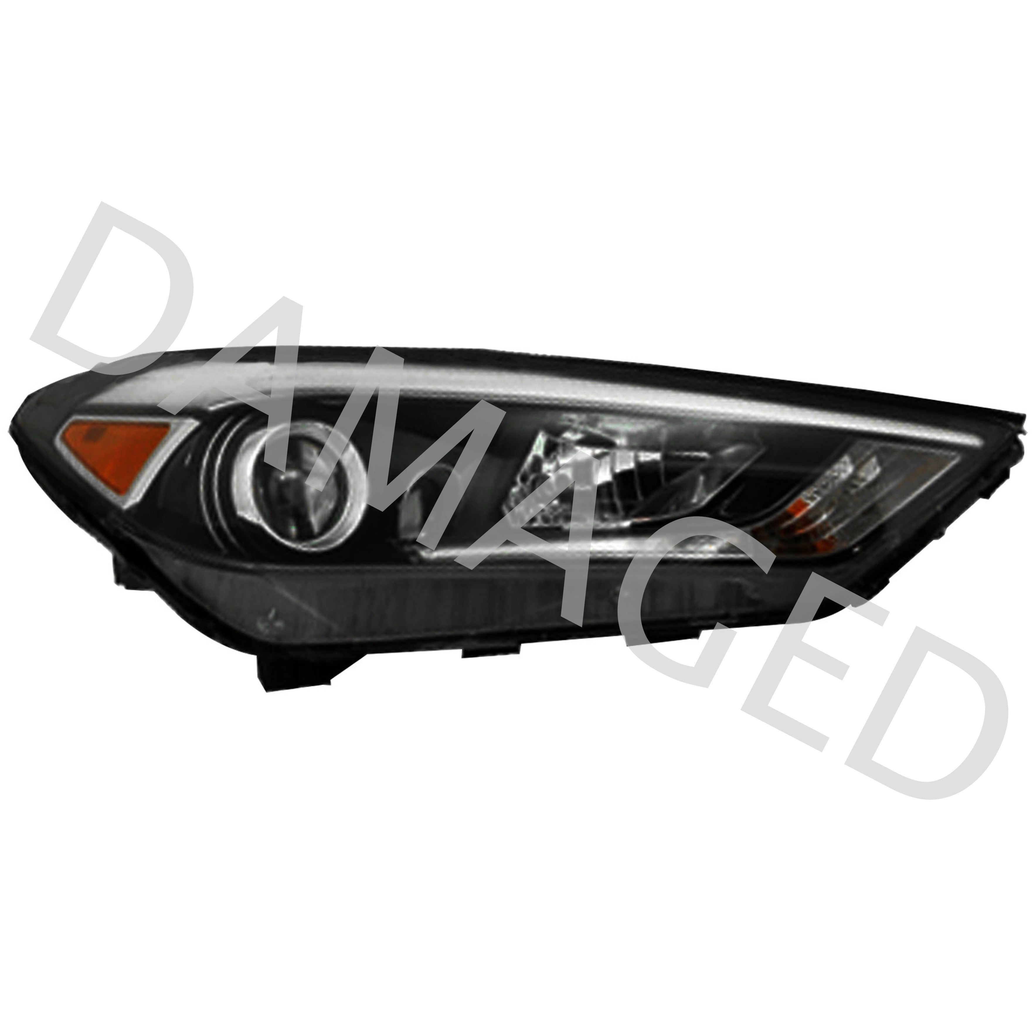 For 2016 2017 2018 Hyundai Tucson LED Headlight Headlamp Assembly Passenger Side Damaged
