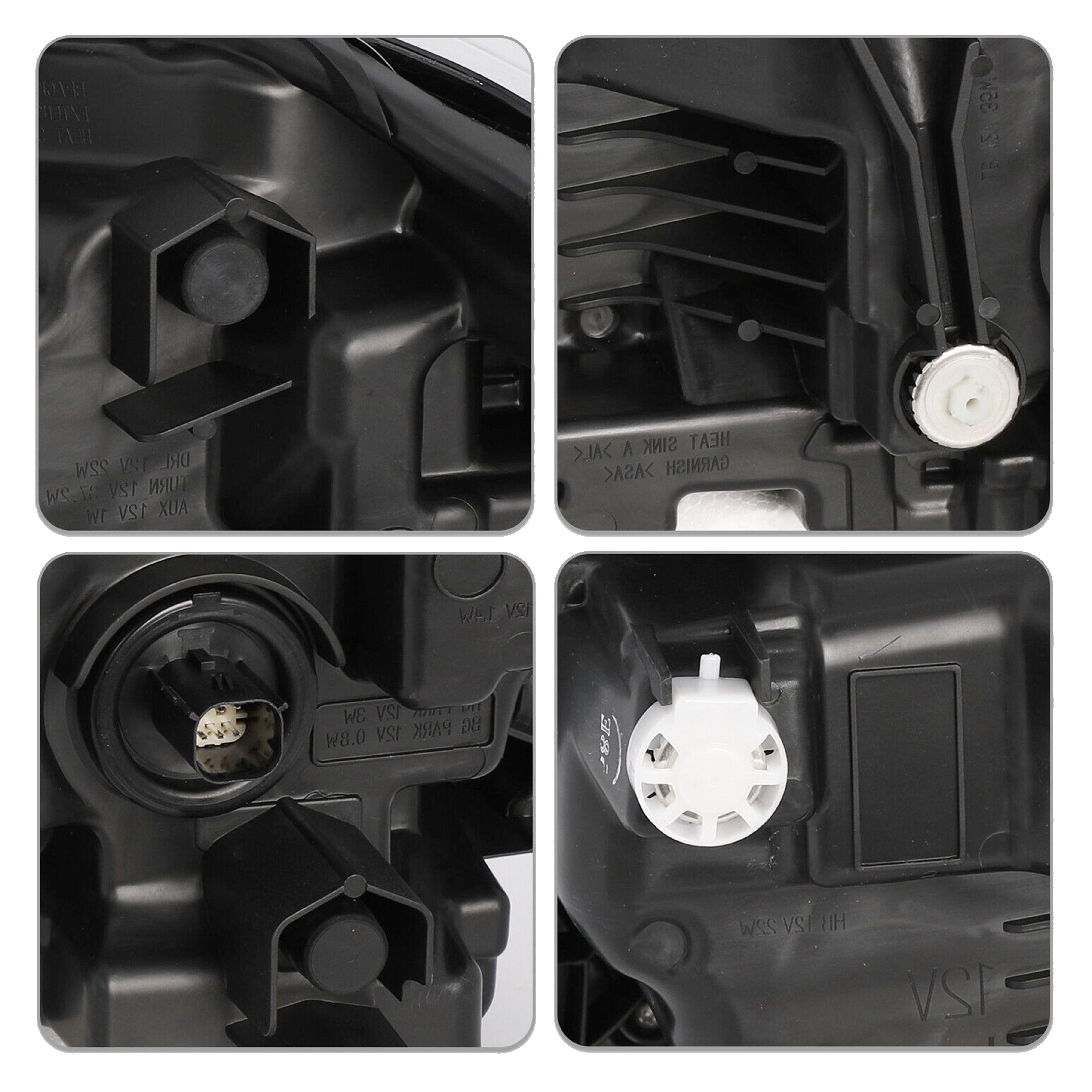 For 2020 2021 2022 2023 Toyota Tacoma TRD PRO SE LED DRL Headlight Assembly Black Left Driver Side LH 8115004300 Damaged