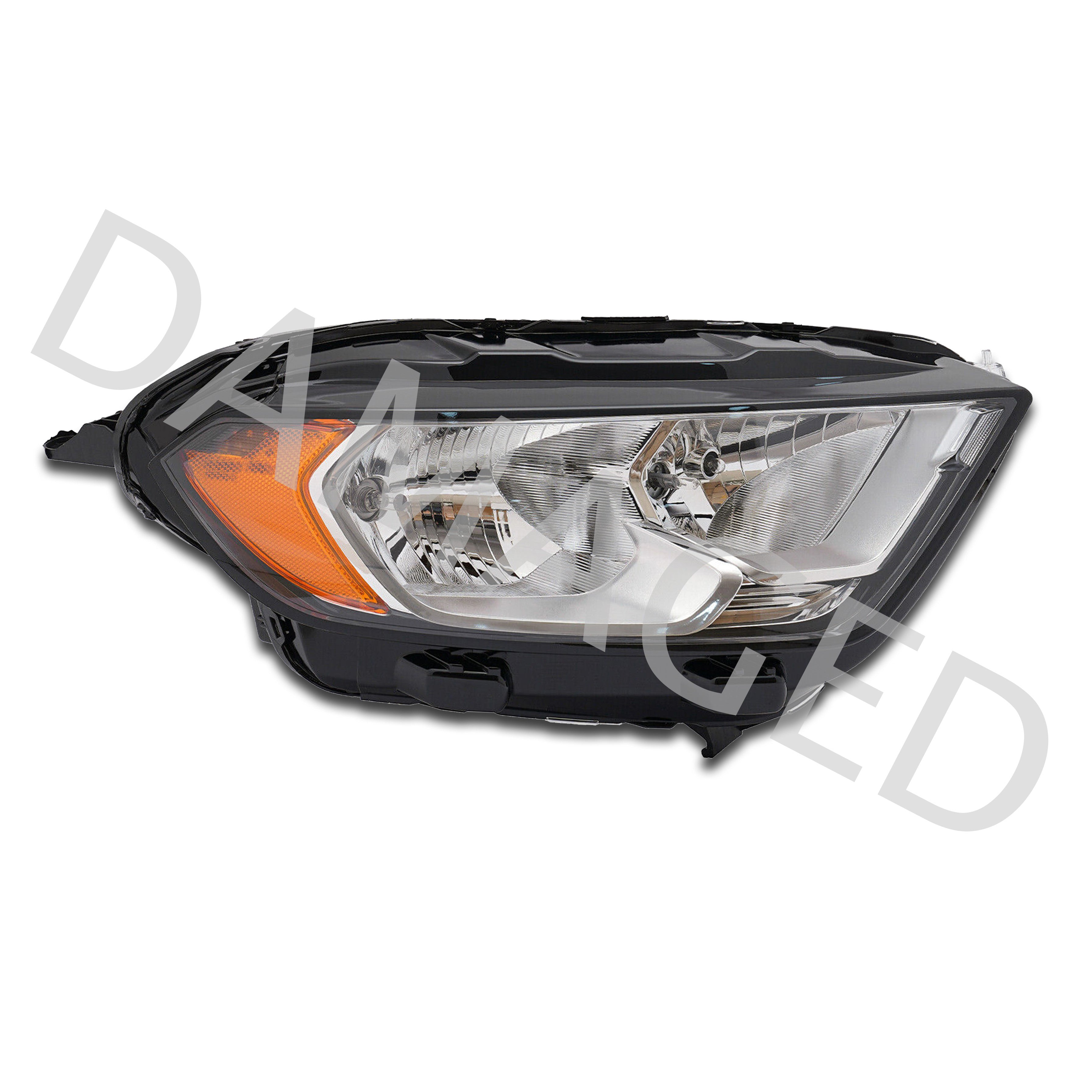 For 2018 2019 2020 2021 2022 Ford EcoSport S SE SES Titanium Halogen Headlight Headlamp Assembly Passenger Right RH GN1Z13008AD Damaged
