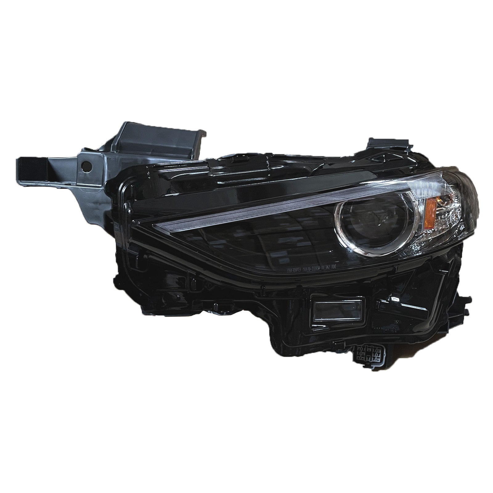 For 2019 2020 2021 2022 2023 Mazda 3 Front Headlight Headlamp Assembly LED w/o AFS Driver Side Damaged