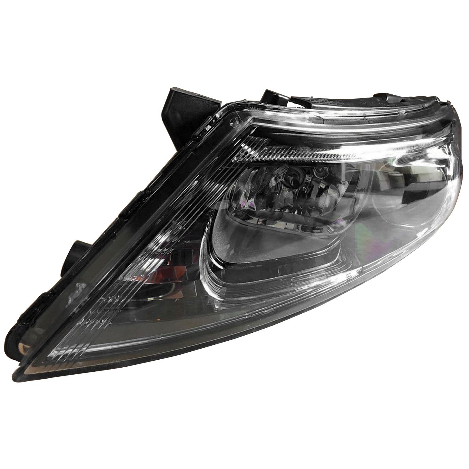 For 2014 2015 Kia Optima Headlight Assembly Halogen with LED Tube Projector Driver Side Damaged