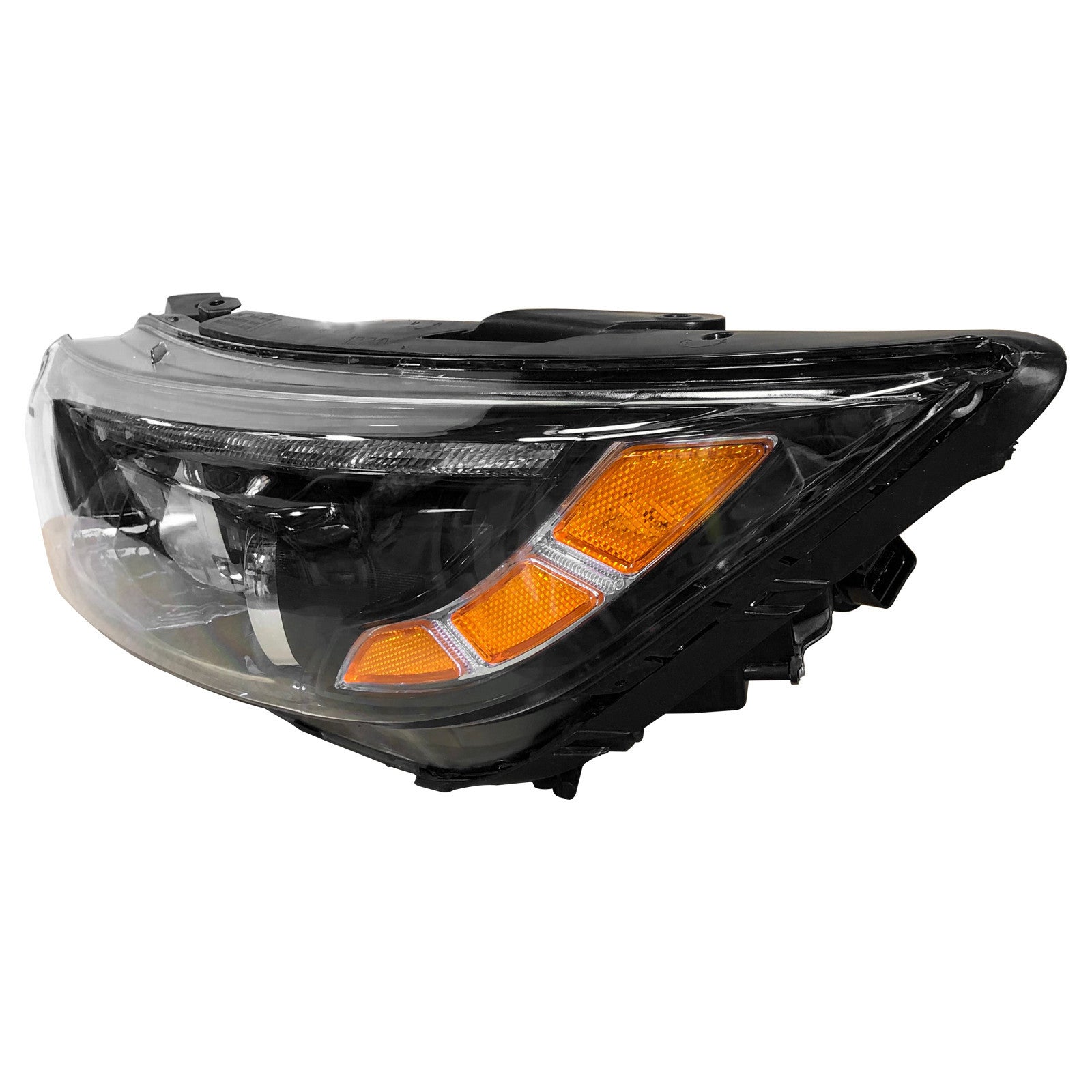 For 2014 2015 Kia Optima Headlight Assembly Halogen with LED Tube Projector Driver Side Damaged