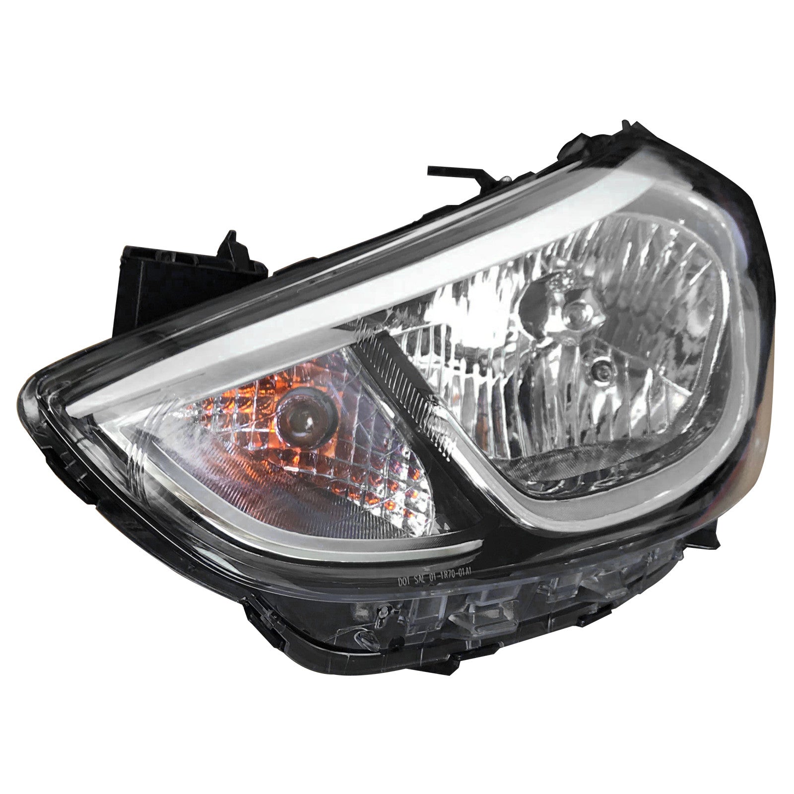 For 2015 2016 2017 Hyundai Accent Headlight Assembly Halogen Left Driver Side 921011R710 Damaged