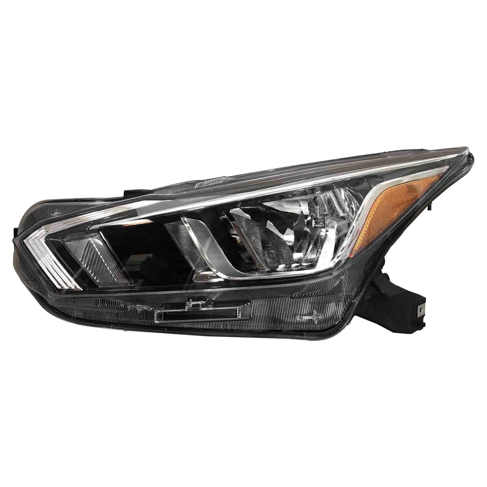 For 2020 2021 2022 2023 2024 Nissan Versa S SV Headlight Headlamp Assembly Halogen Left Driver Side LH Damaged