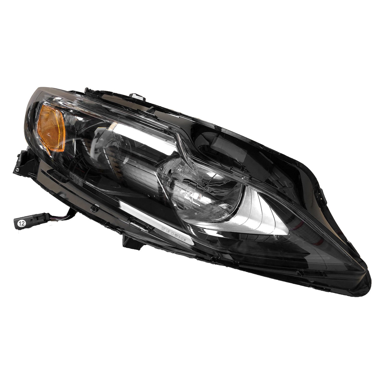 For 2019 2020 2021 2022 2023 Chevy Malibu Headlight Assembly Halogen Passenger Side Damaged