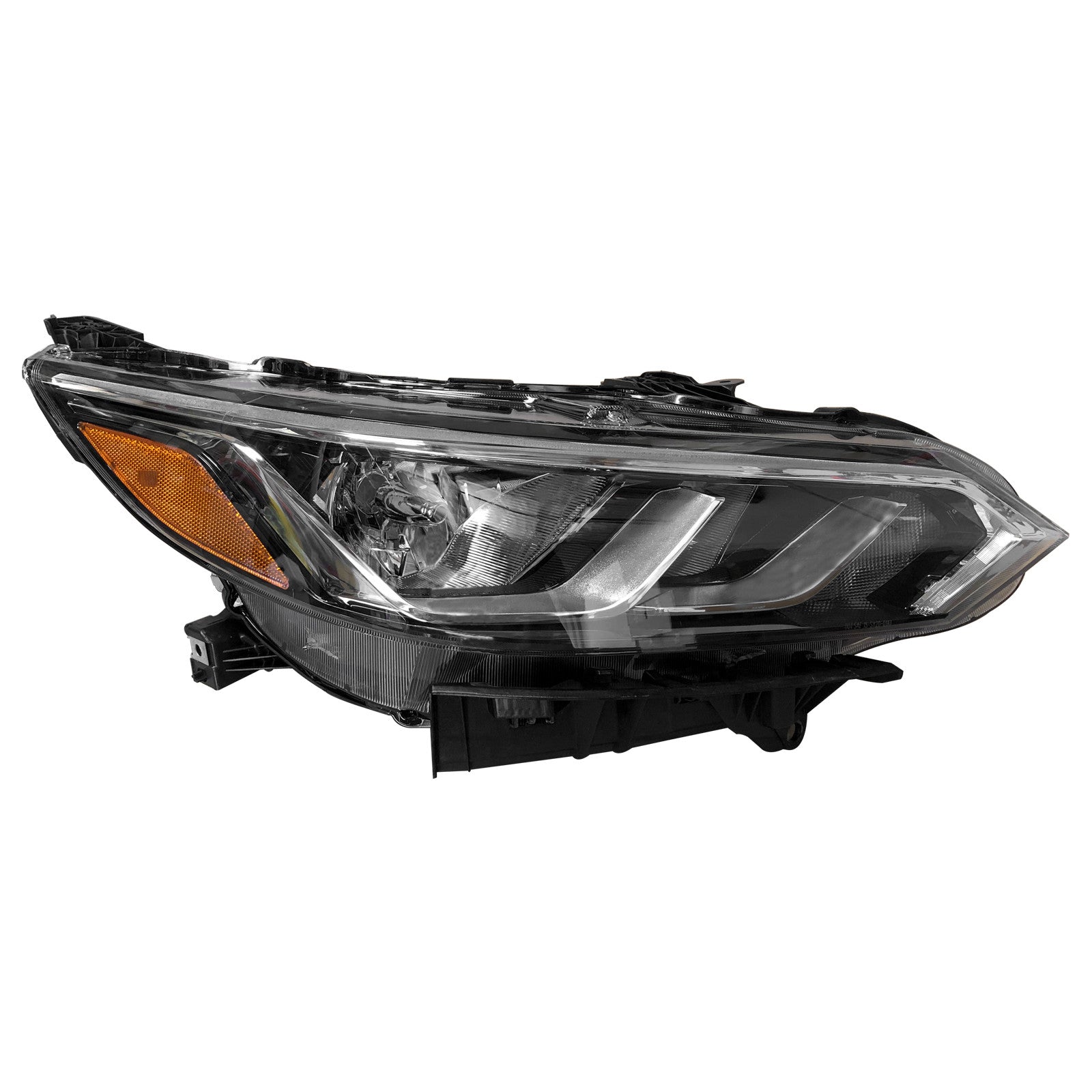 For 2020 2021 2022 2023 Nissan Sentra S SV Headlight Assembly Halogen Passenger Side Damaged