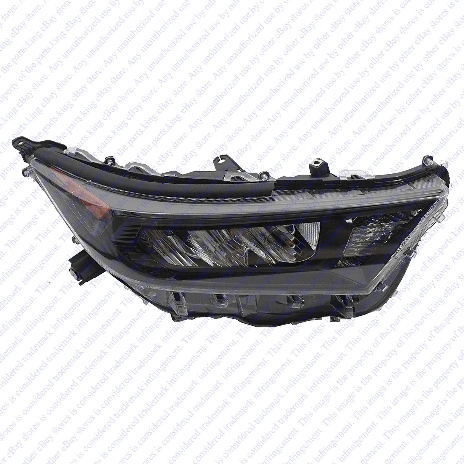 For 2019 2020 2021 Toyota RAV4 LE XLE LED Headlight Assembly Black Passenger Right Side Damaged