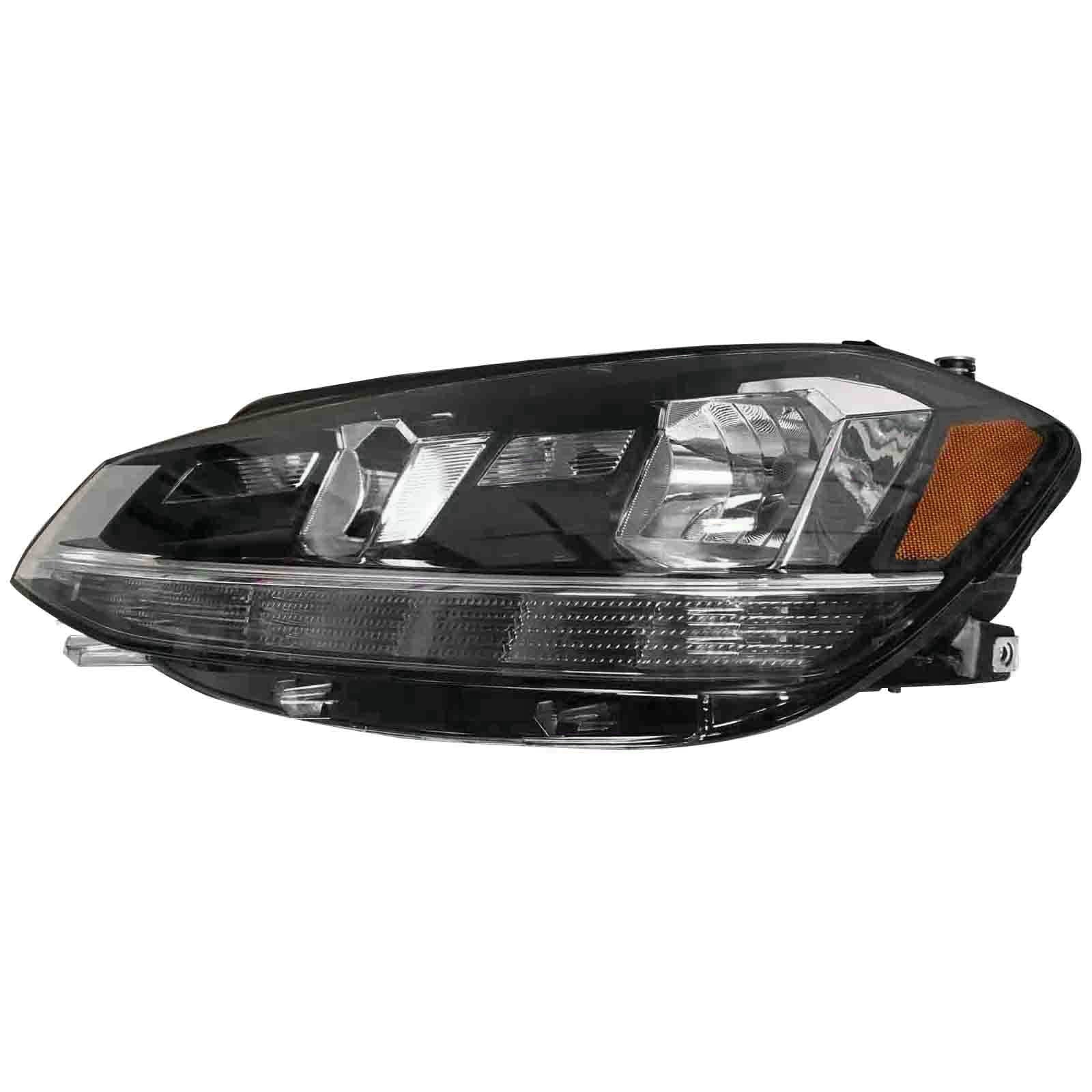 For 2018 2019 2020 Volkswagen Golf GTI Headlight Assembly Driver Side Damaged