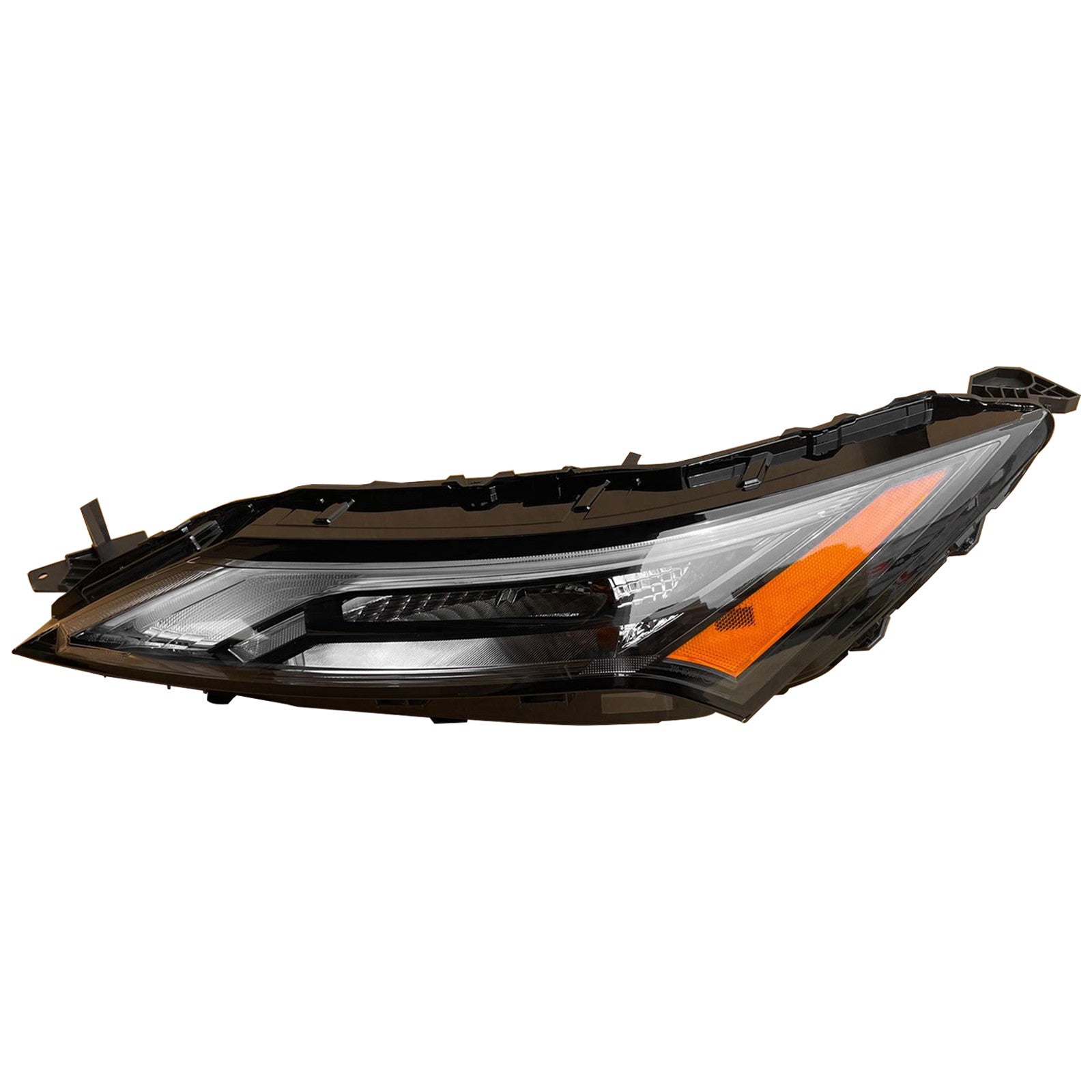 For 2021 2022 2023 Nissan Rogue Halogen LED DRL Headlight Headlamp w/Halogen Signal Assembly Driver Side LH NI2562102 Damaged