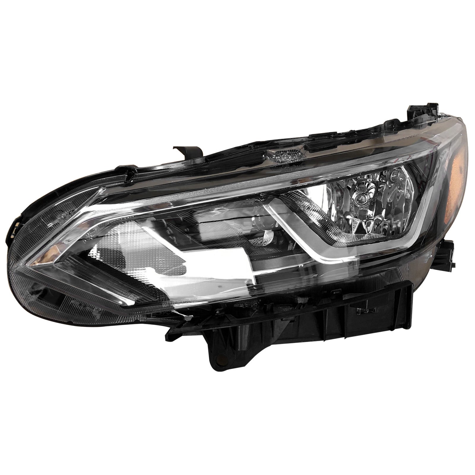 For 2020 2021 2022 2023 Nissan Sentra S SV Headlight Assembly Halogen Driver Side Damaged