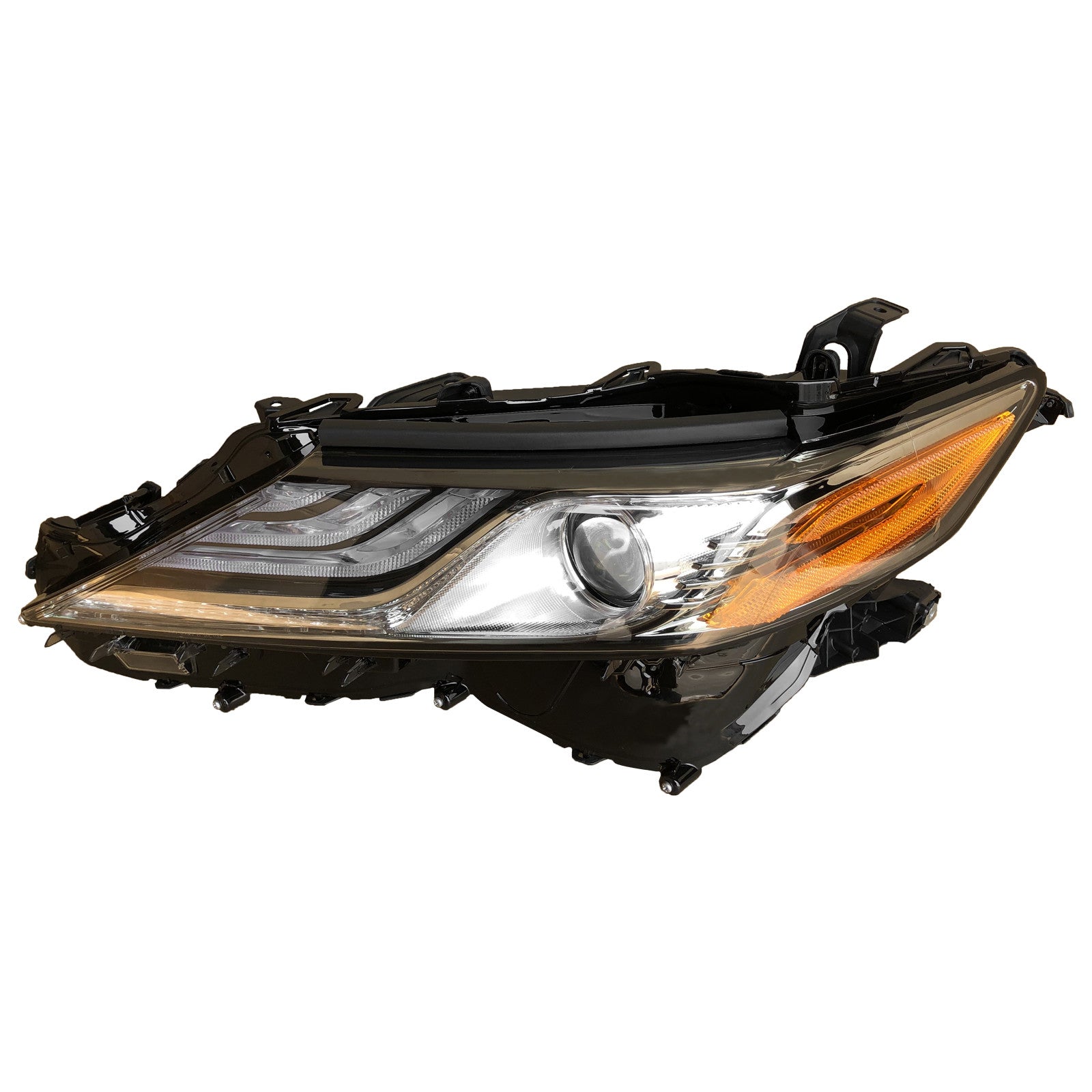 For 2018 2019 2020 Toyota Camry XLE XSE Headlight Assembly Full LED Non-Adaptive Driver Side Damaged