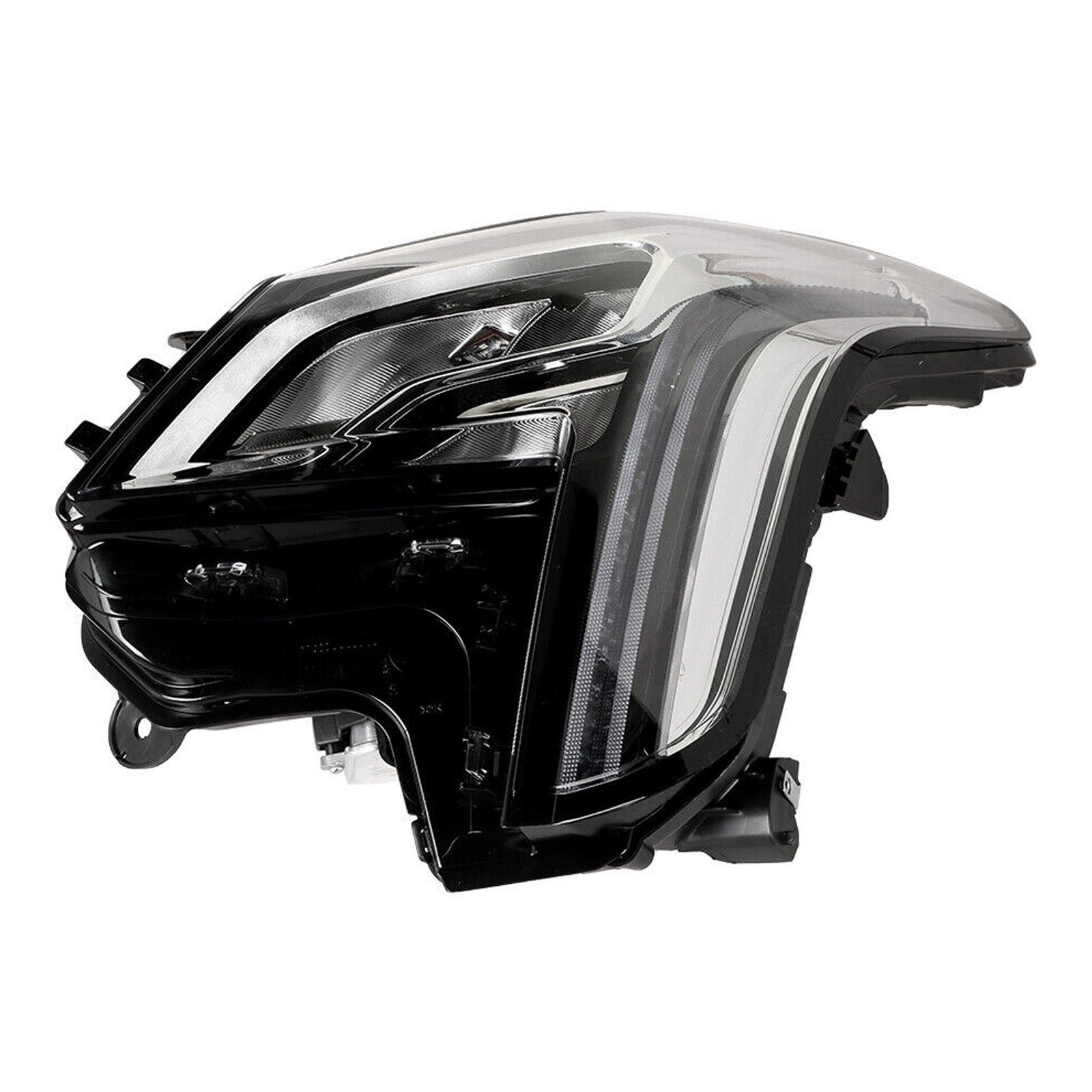 For 2018 2019 Cadillac XTS Headlight Assembly Full LED Chrome Housing Driver Side Damaged