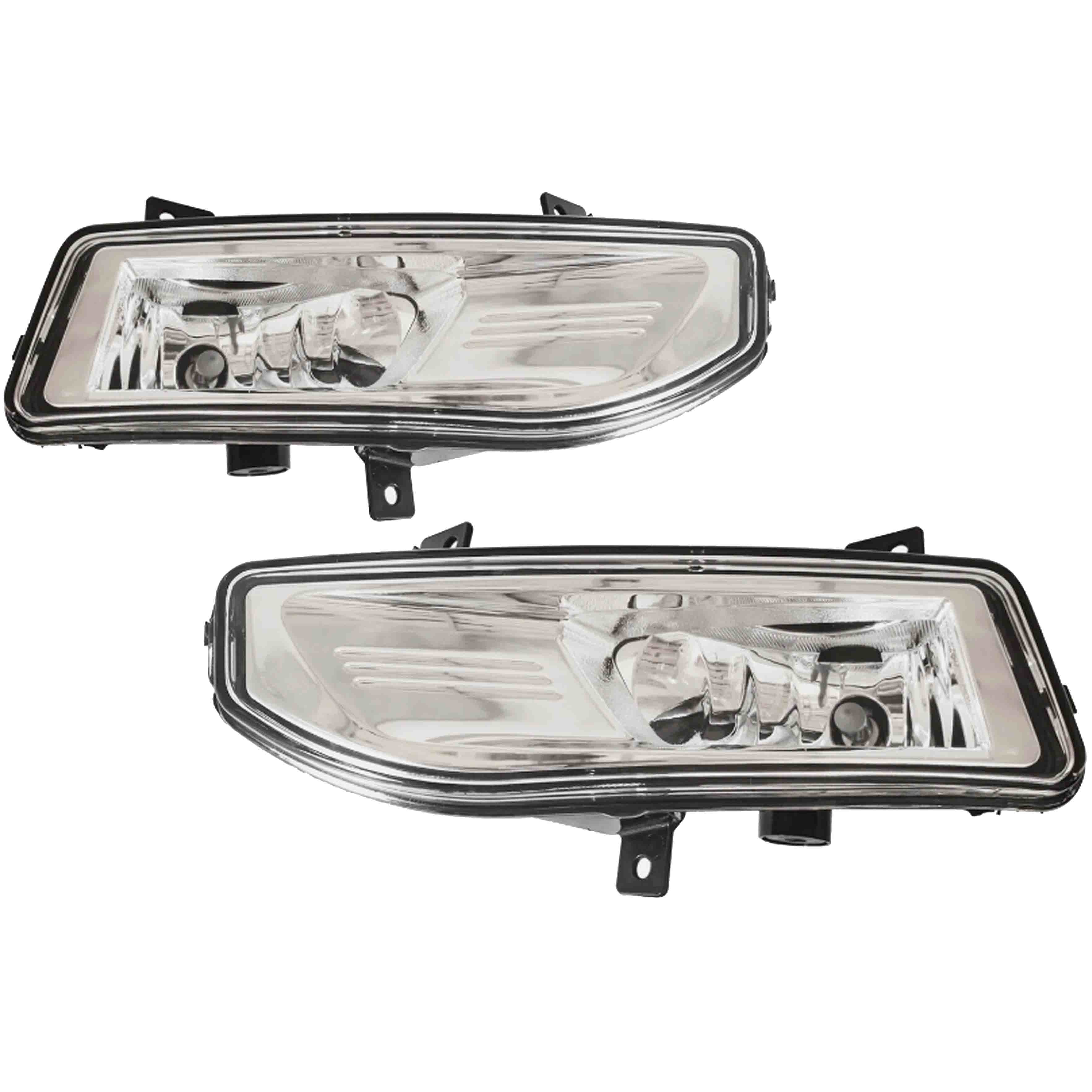 For For 2017 2018 2019 2020 Nissan Rogue S SV SL Front Bumper Fog Lamps Lights Driver Passenger 2pc Set NI2593139 NI2592139