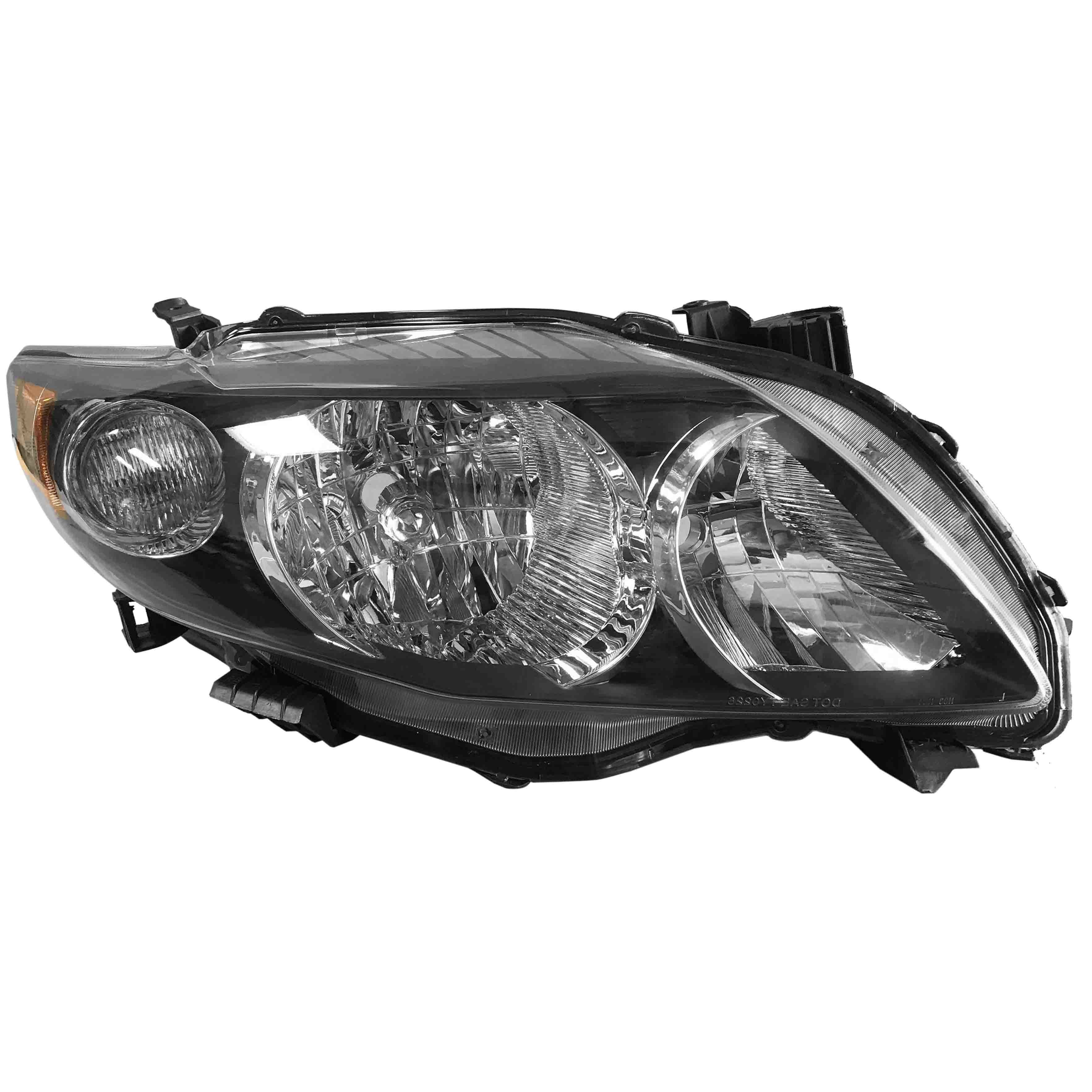 For 2009 2010 Toyota Corolla Headlight Halogen Assembly Right Passenger Side RH 8111002670