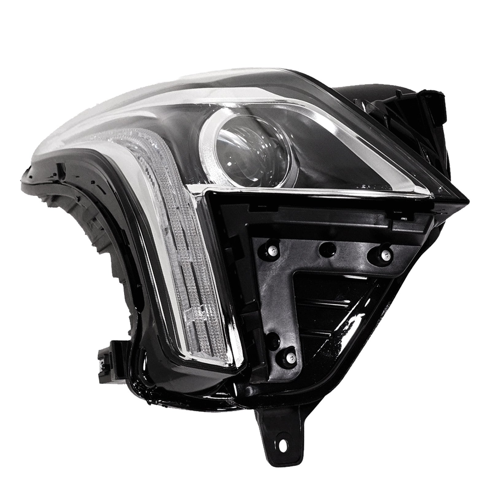 For 2017 2018 2019 Cadillac XT5 Front Headlight Assembly Halogen Projector with LED DRL Right Passenger Side RH 84496131