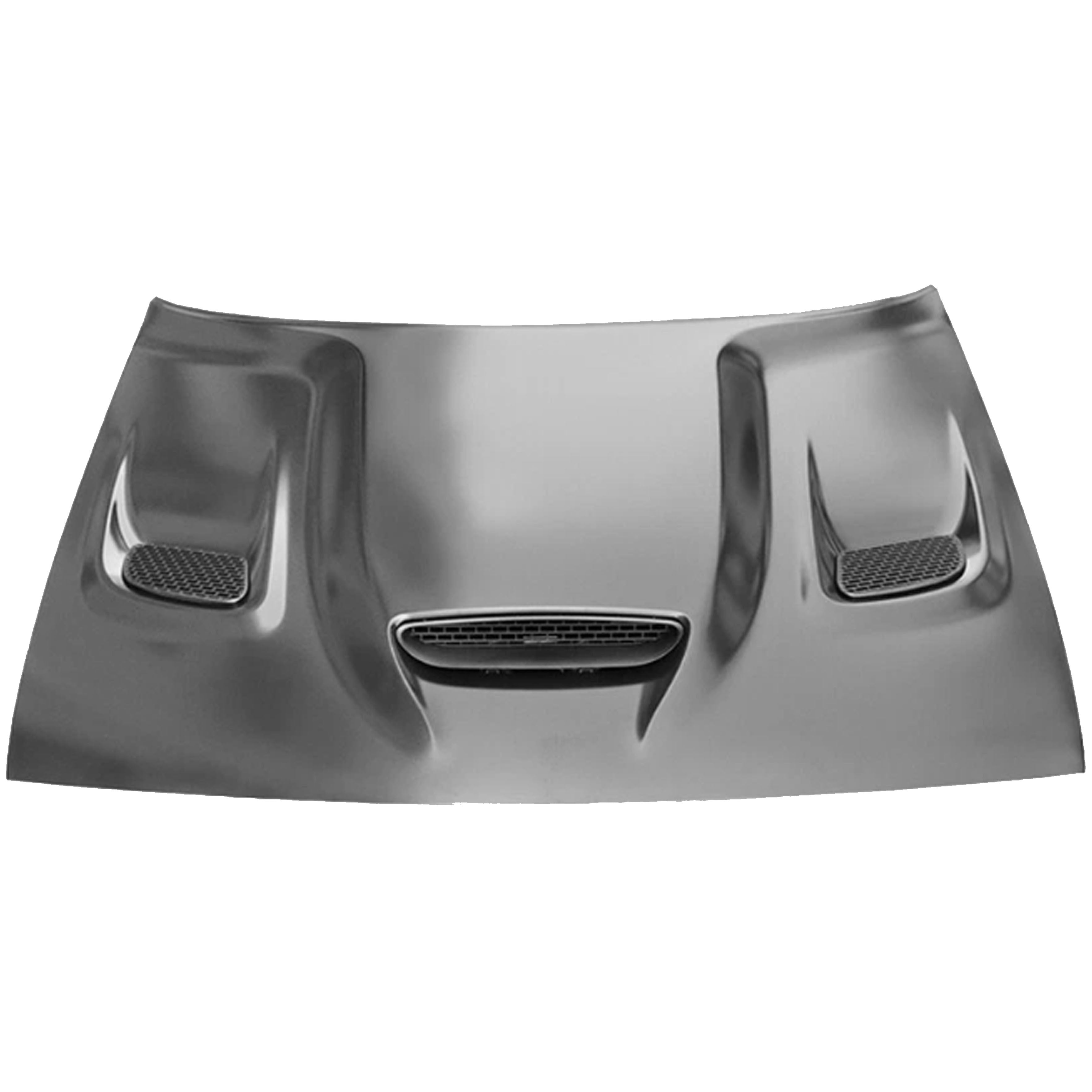 For 2015 2016 2017 2018 2018 2019 2020 2021 2022 2023 Dodge Challenger HELLCAT Front Upper Hood Panel Primed Steel