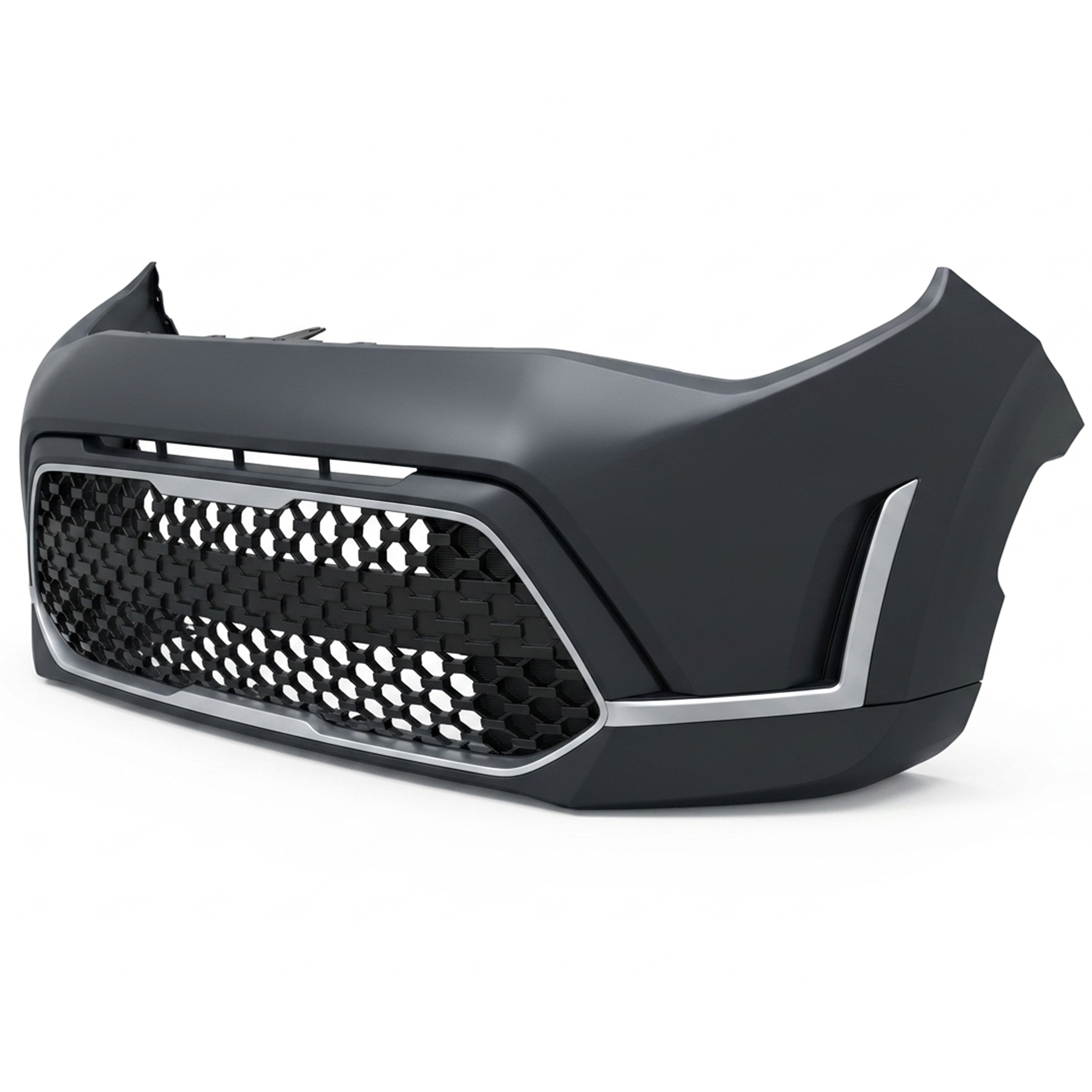 For 2023 2024 2025 Kia Soul Front Bumper Set with Grille Aftermarket Assembly