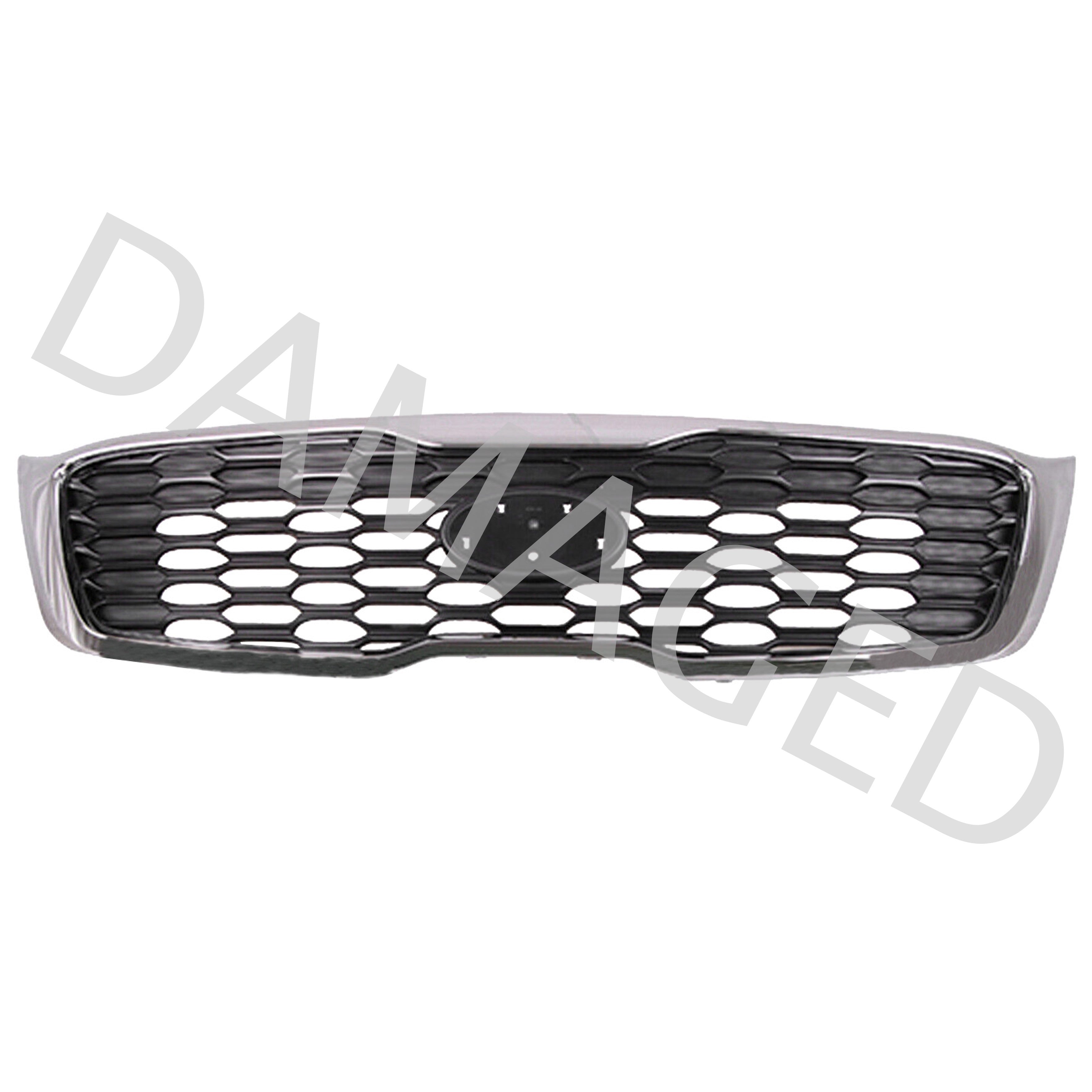 For 2019 2020 Kia Sorento Front Bumper Grille Left Right Side Assembly Set 86380C6500 Damaged