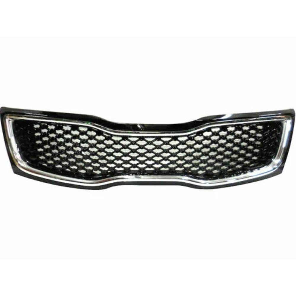 For 2014 2015 Kia Optima Front Upper Bumper Grille with Chrome Trim Assembly