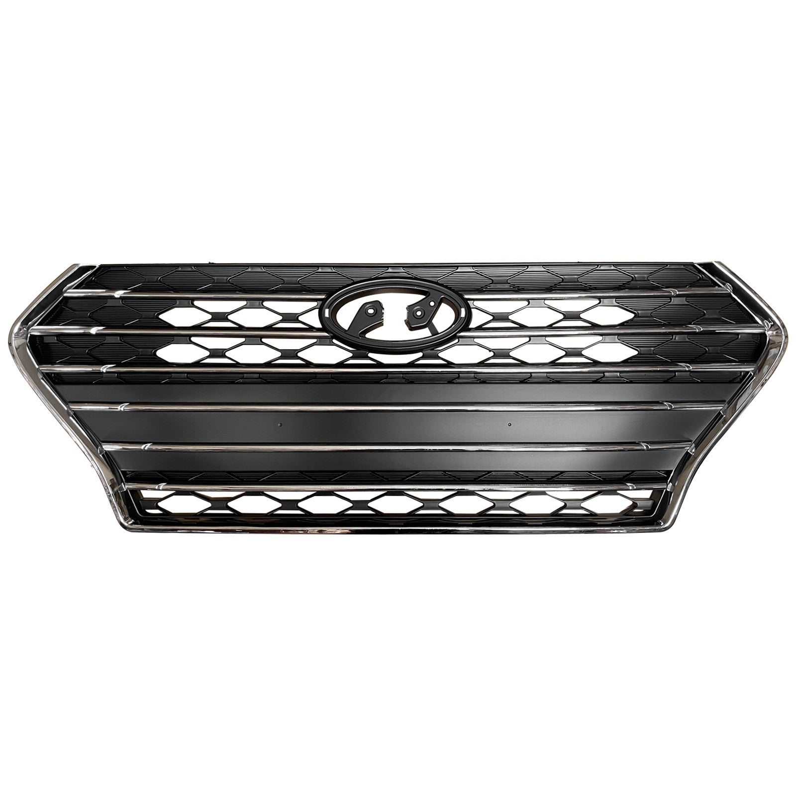 For 2018 2019 2020 2021 2022 Hyundai Accent Front Bumper Radiator Grille Assembly with Chrome Trim