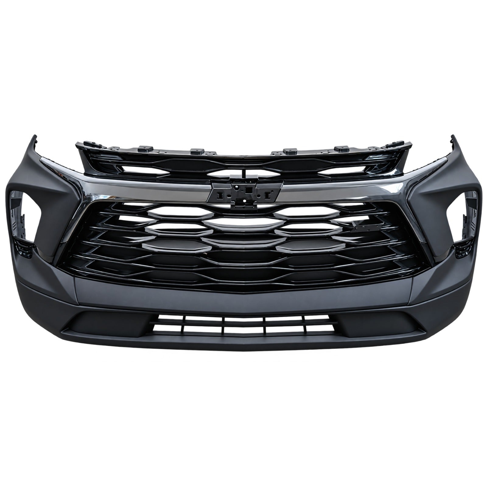 For 2023 2024 2025 Chevy Blazer Front Bumper with Grilles & Lower Guard Molding Assembly Set
