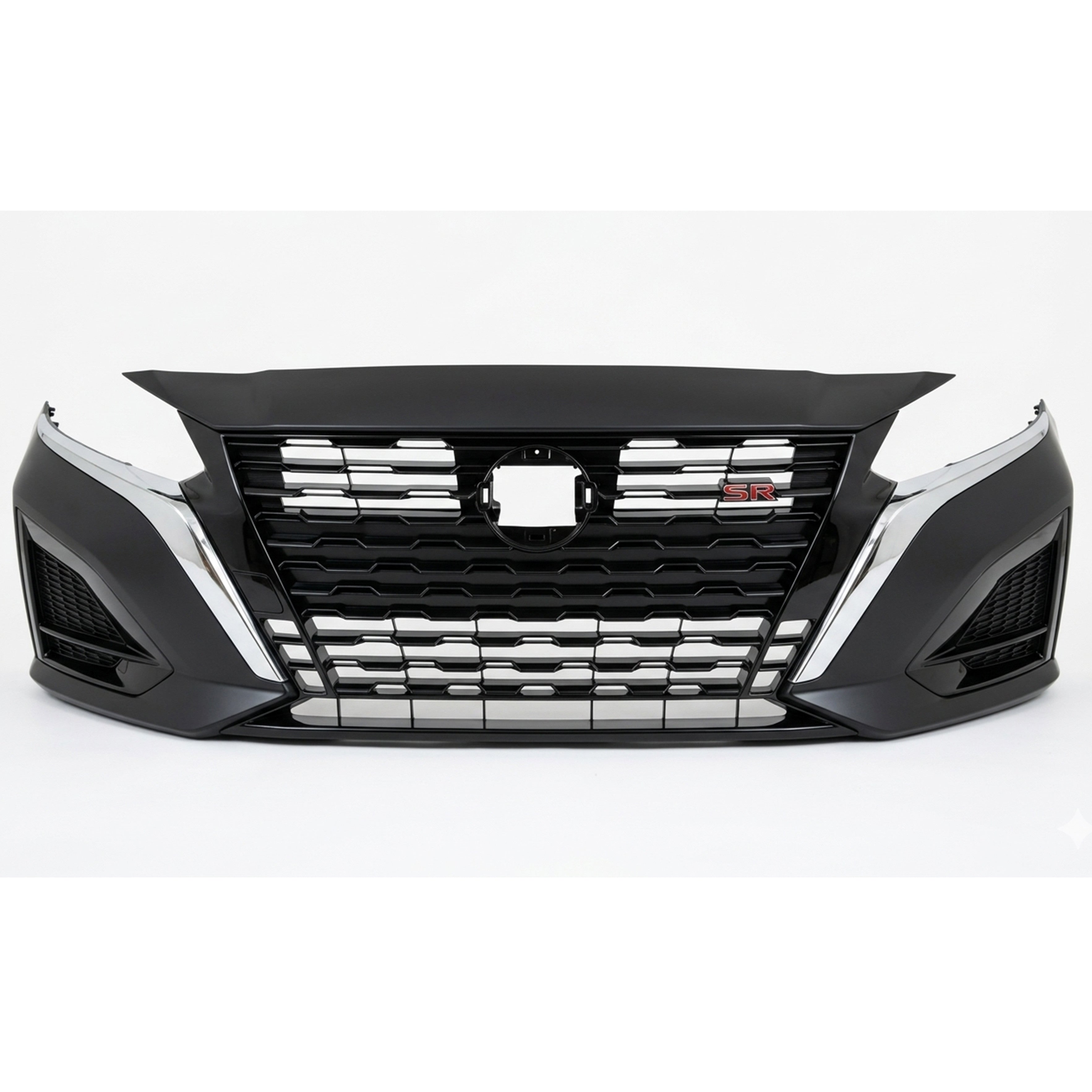 For 2023 2024 2025 Nissan Altima SR Front Bumper Cover Complete Black Assembly