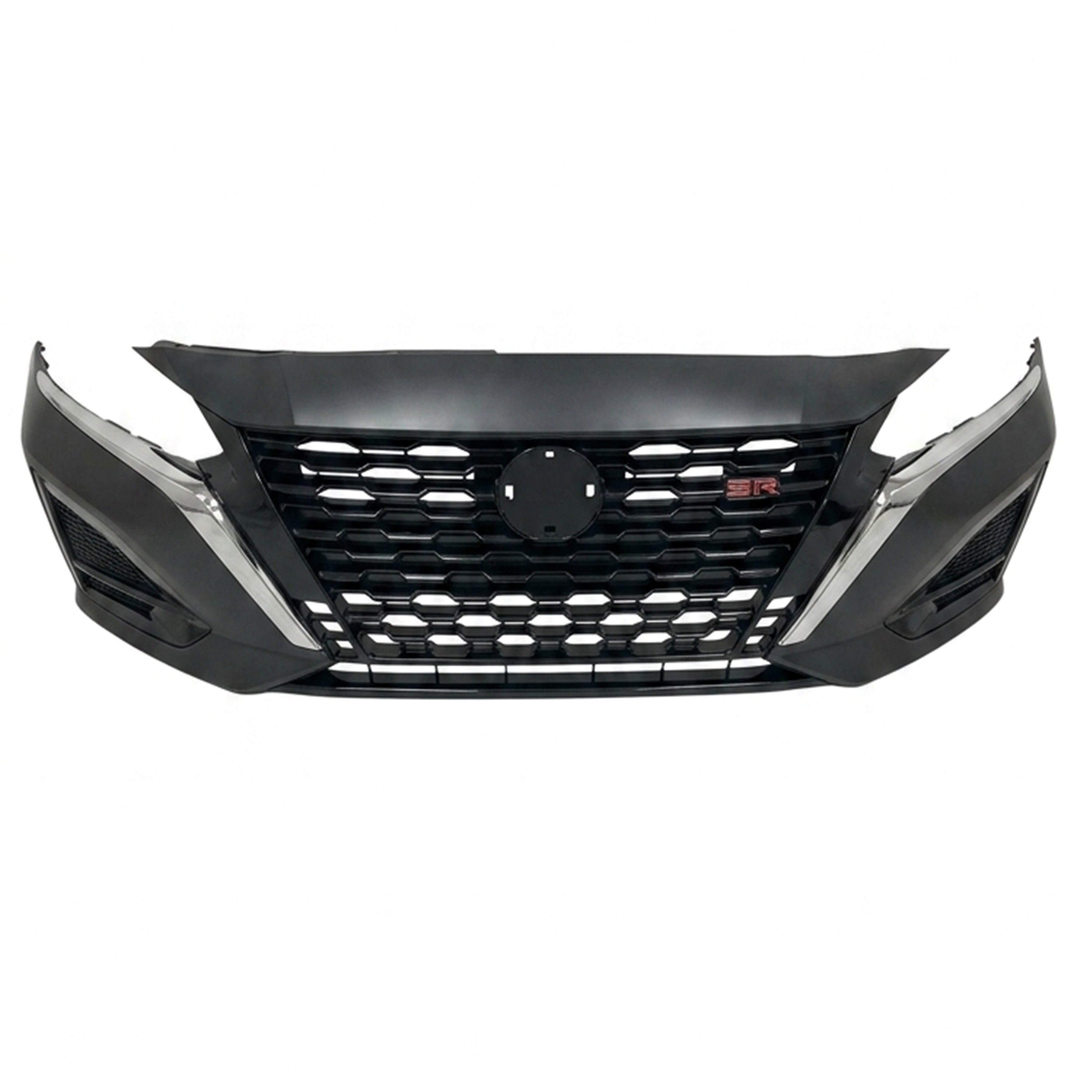 For 2023 2024 2025 Nissan Altima SR Front Bumper Cover Complete Black Assembly
