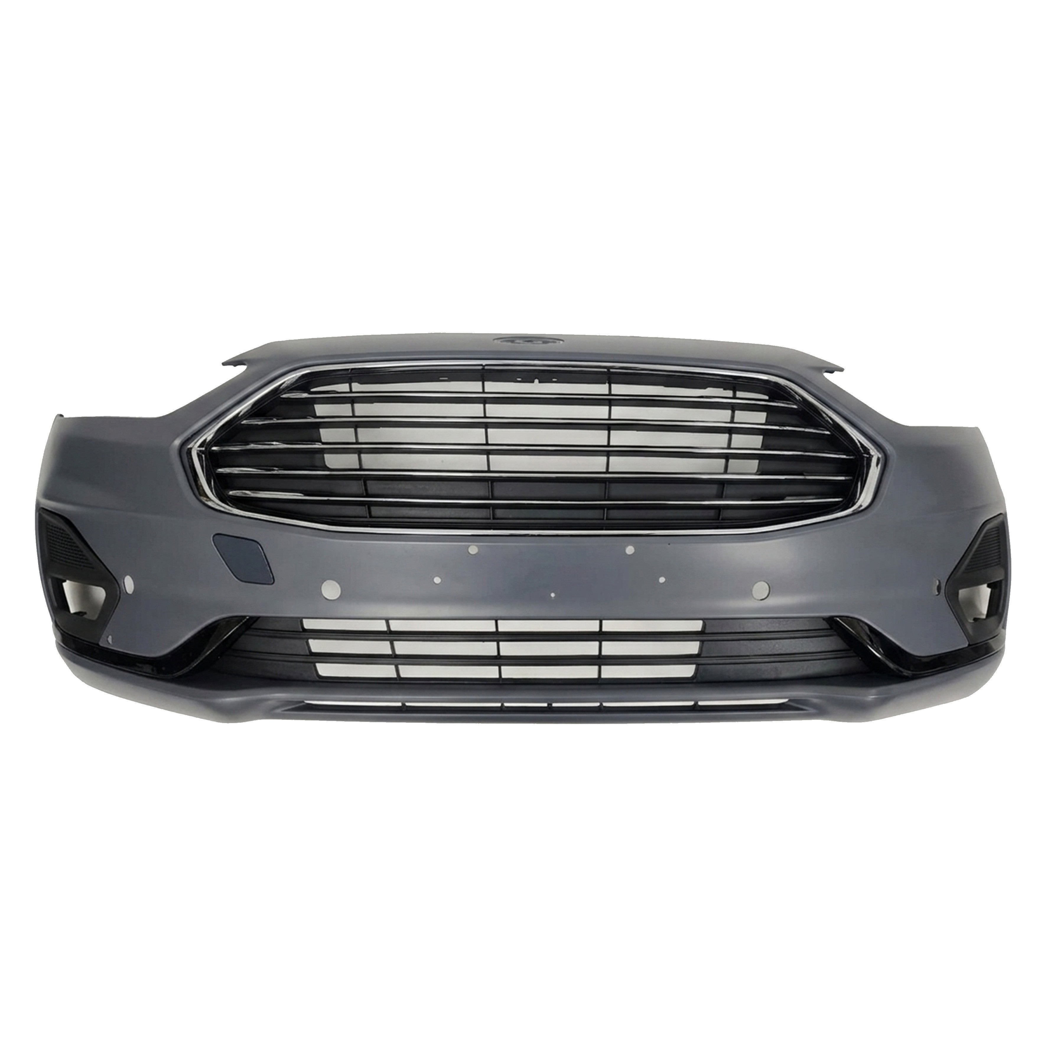 For 2019 2020 Ford Fusion Front Bumper Cover Fascia Assembly Set With Sensor Hole